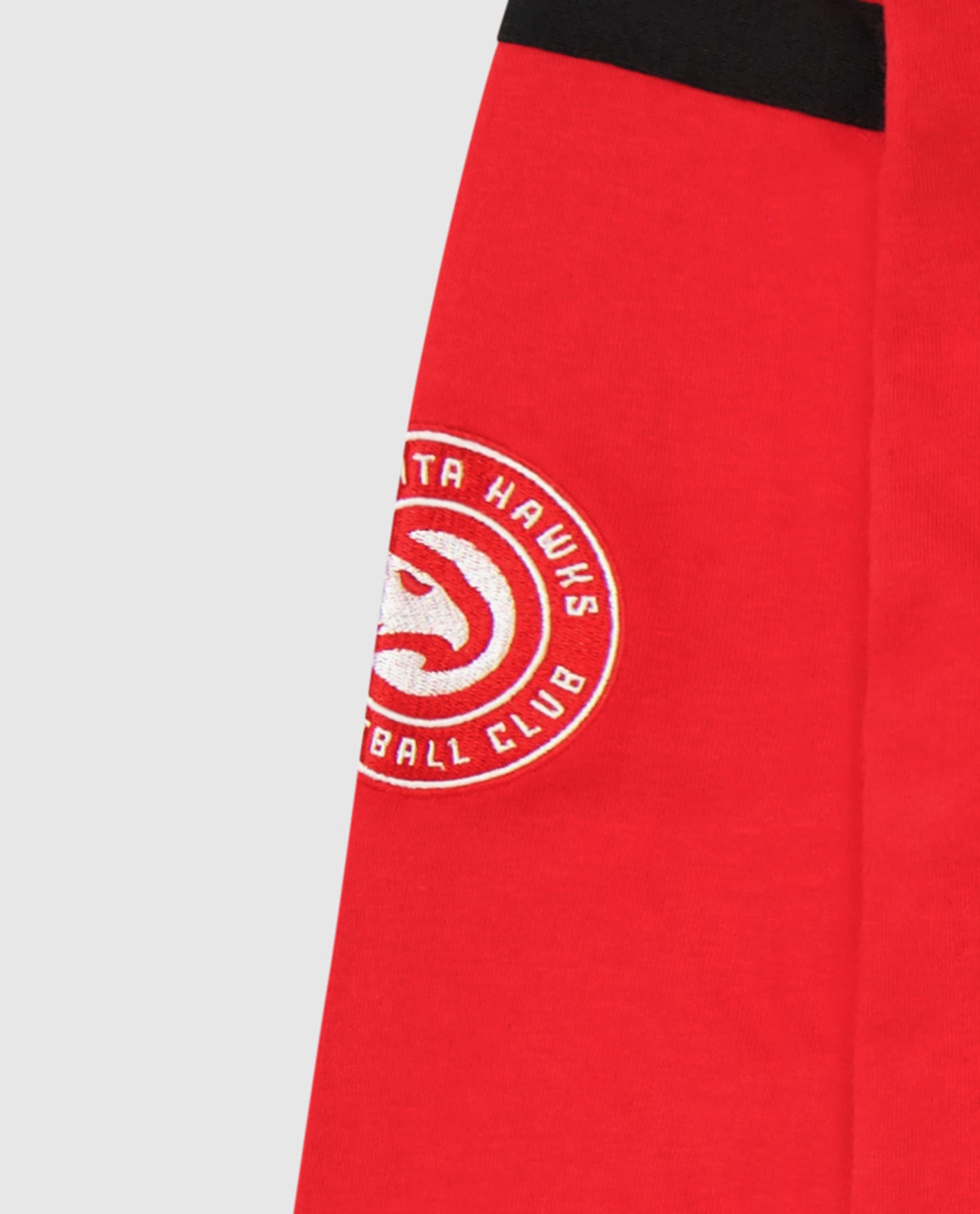 Detail View of Starter Red Atlanta Hawks Elite Long Sleeve Shirt | STR ATLANTA HAWKS RED