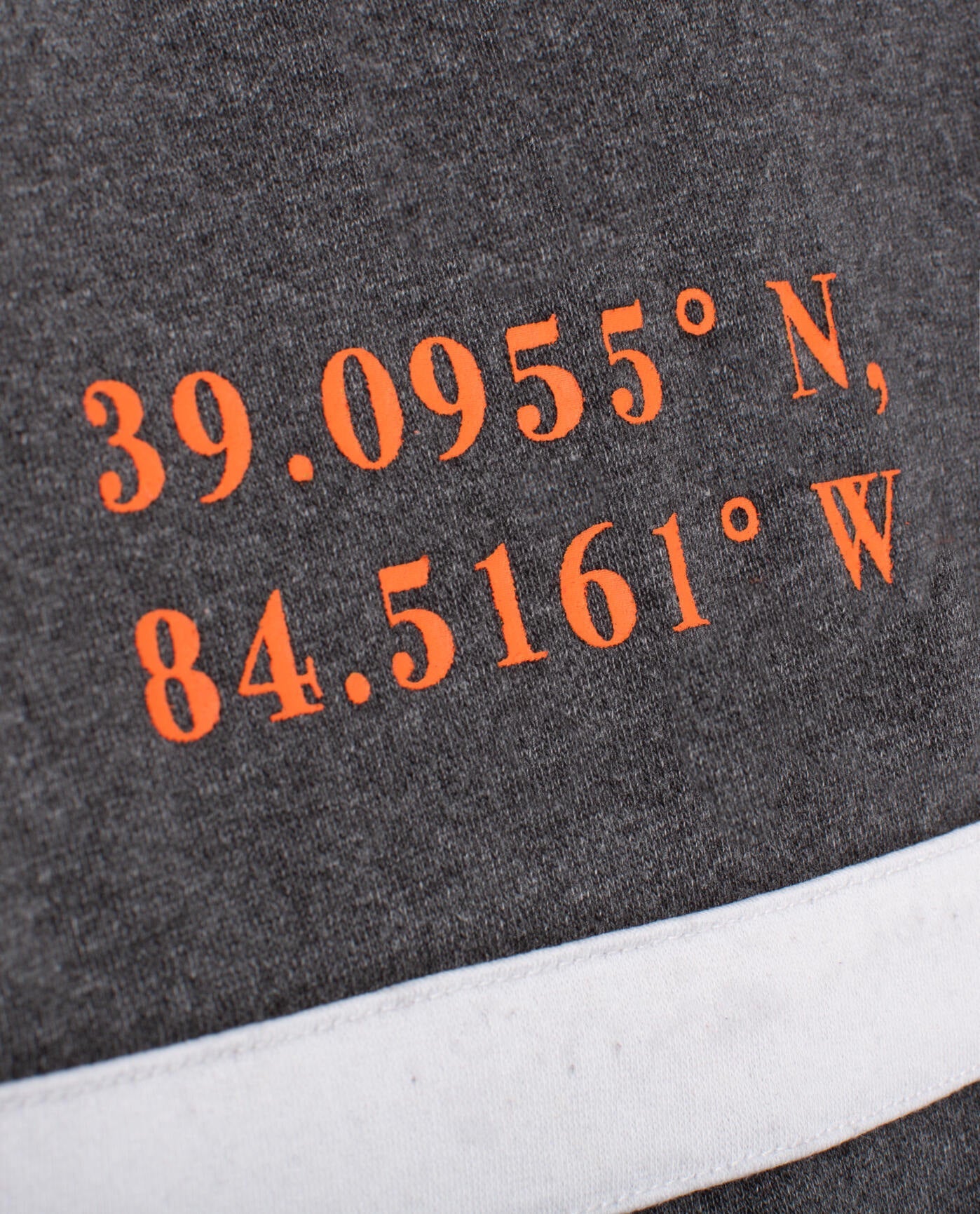 Detail View of Starter Grey Cincinnati Bengals Crew Neck Starter Sweatshirt | STR CINCINNATI BENGALS GREY