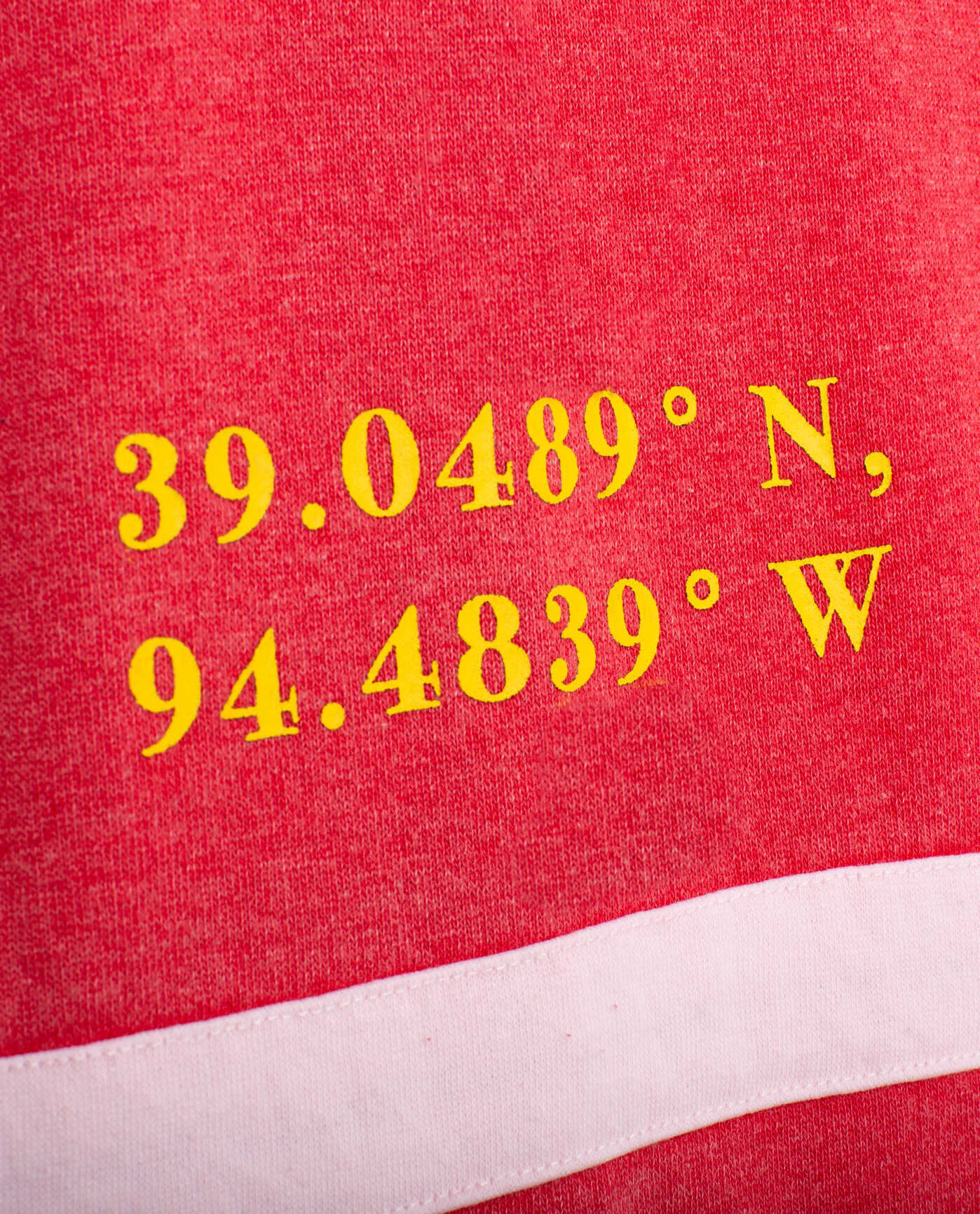 Detail View of Starter Red Kansas City Chiefs Crew Neck Starter Sweatshirt | STR KANSAS CITY CHIEFS RED