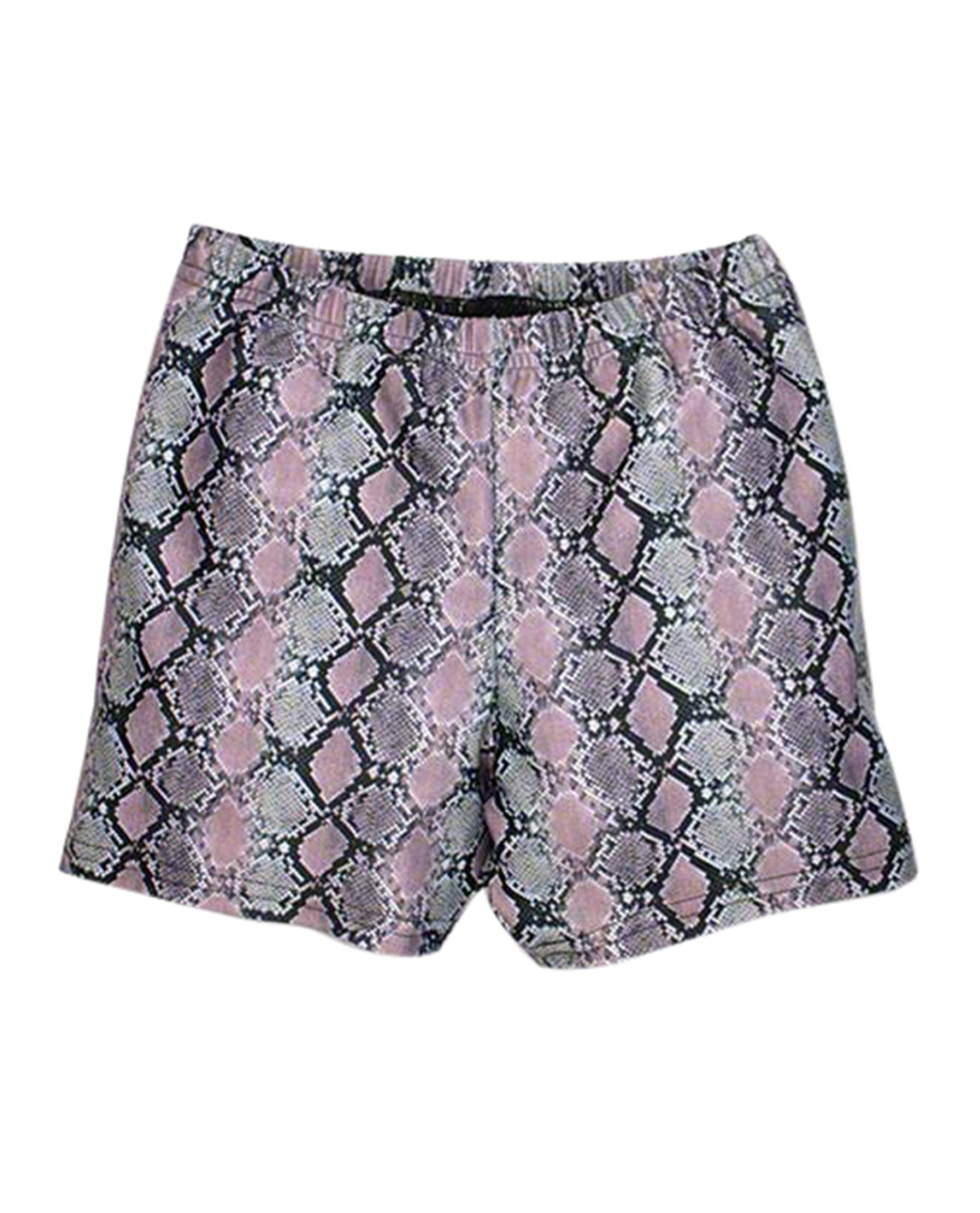 Front of Bobbi Chlorine Resistant Plus Size Swim Shorts | PINK OTPS Pink Scale