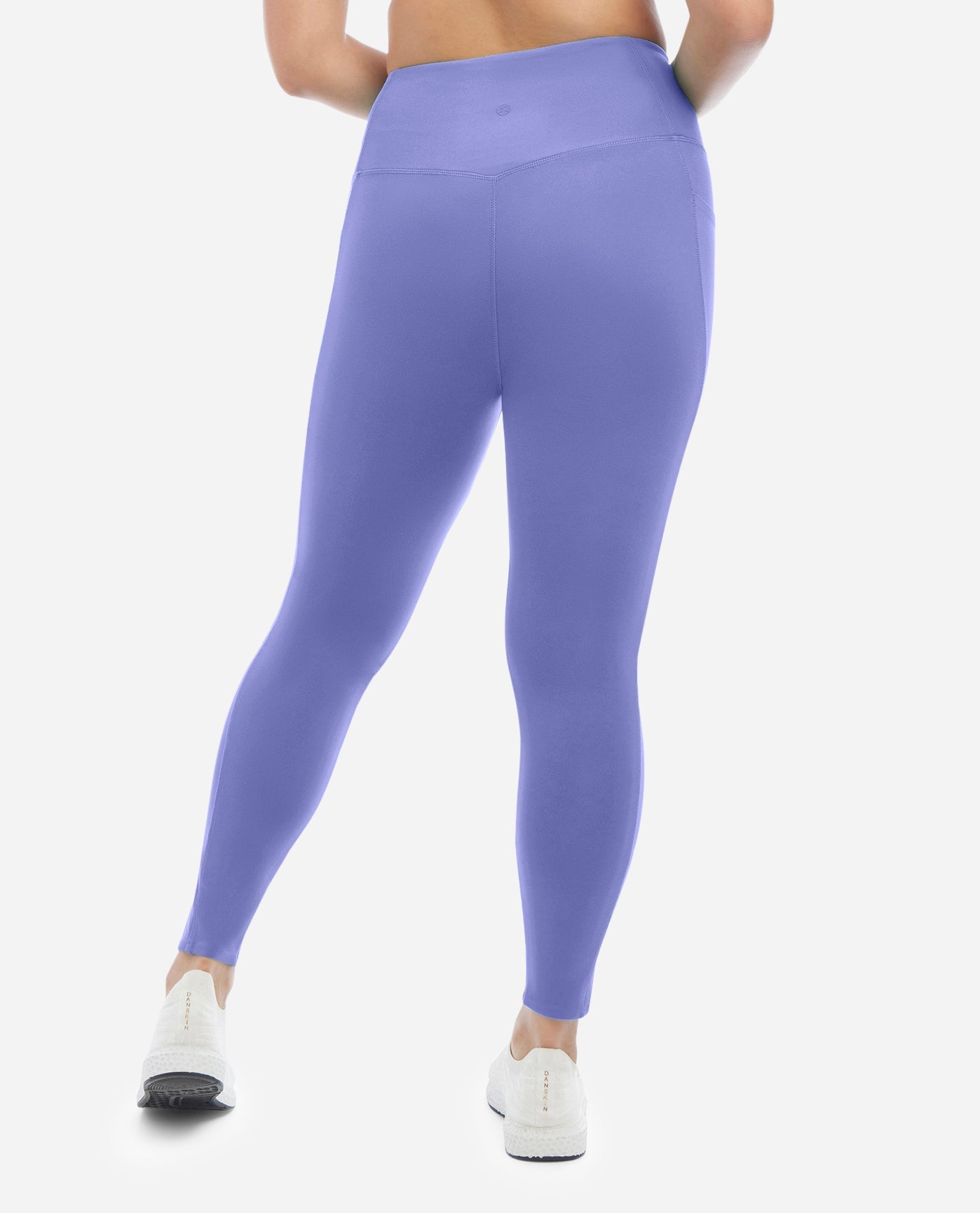 Back View Of Danskin Venice Blue High Rise Bonded Legging | DSK VENICE BLUE
