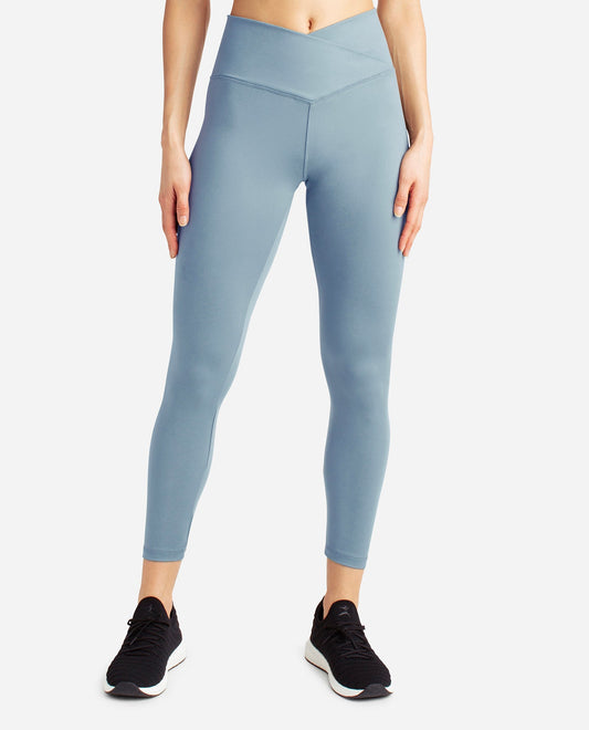 Front View Of Danskin Nebula Crossover Waist 7-8 Legging | DSK NEBULA