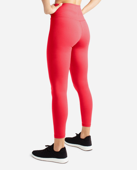 Back View Of Danskin Cayenne Crossover Waist 7-8 Legging | DSK CAYENNE
