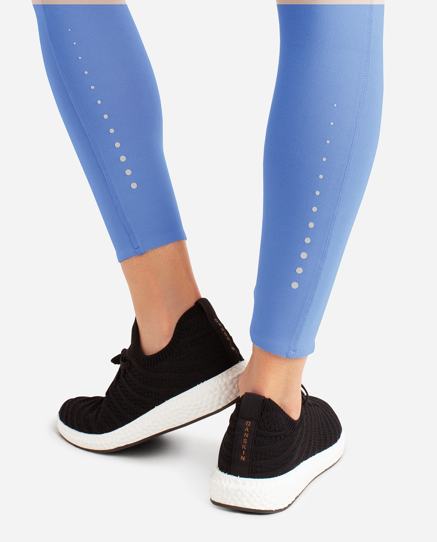 Detail View Of Danskin Venice Blue Pacesetter 7/8 Legging | DSK VENICE BLUE