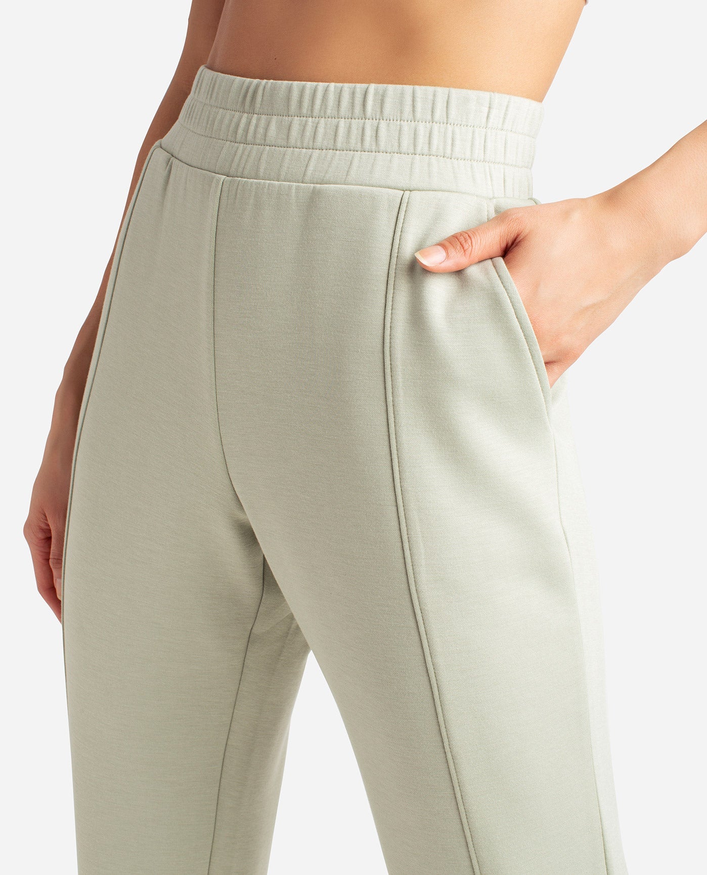 Detail View Of Danskin Desert Sage Scuba Pant | DSK DESERT SAGE
