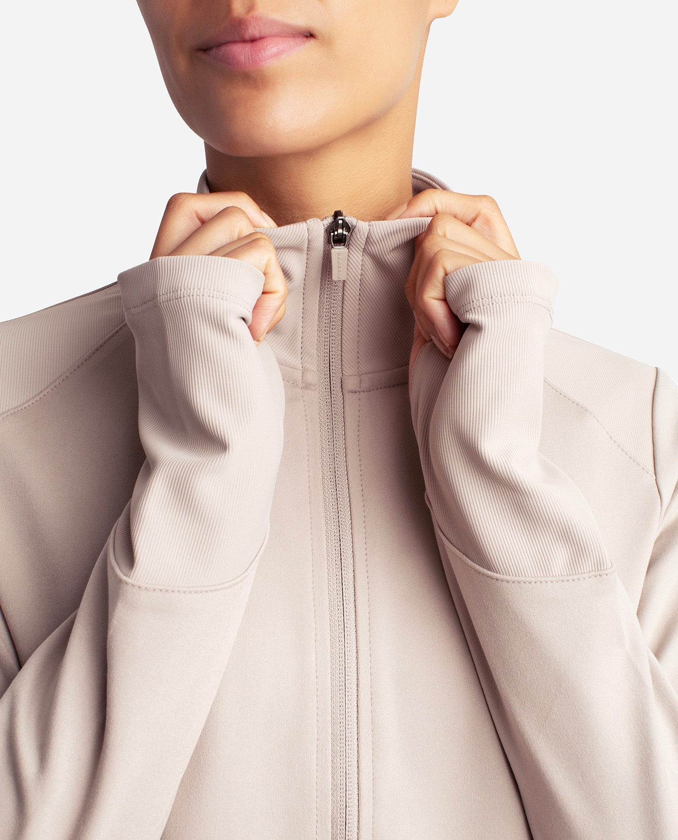 Detail View Of Danskin Atmosphere Full-Zip Run Jacket | DSK ATMOSPHERE