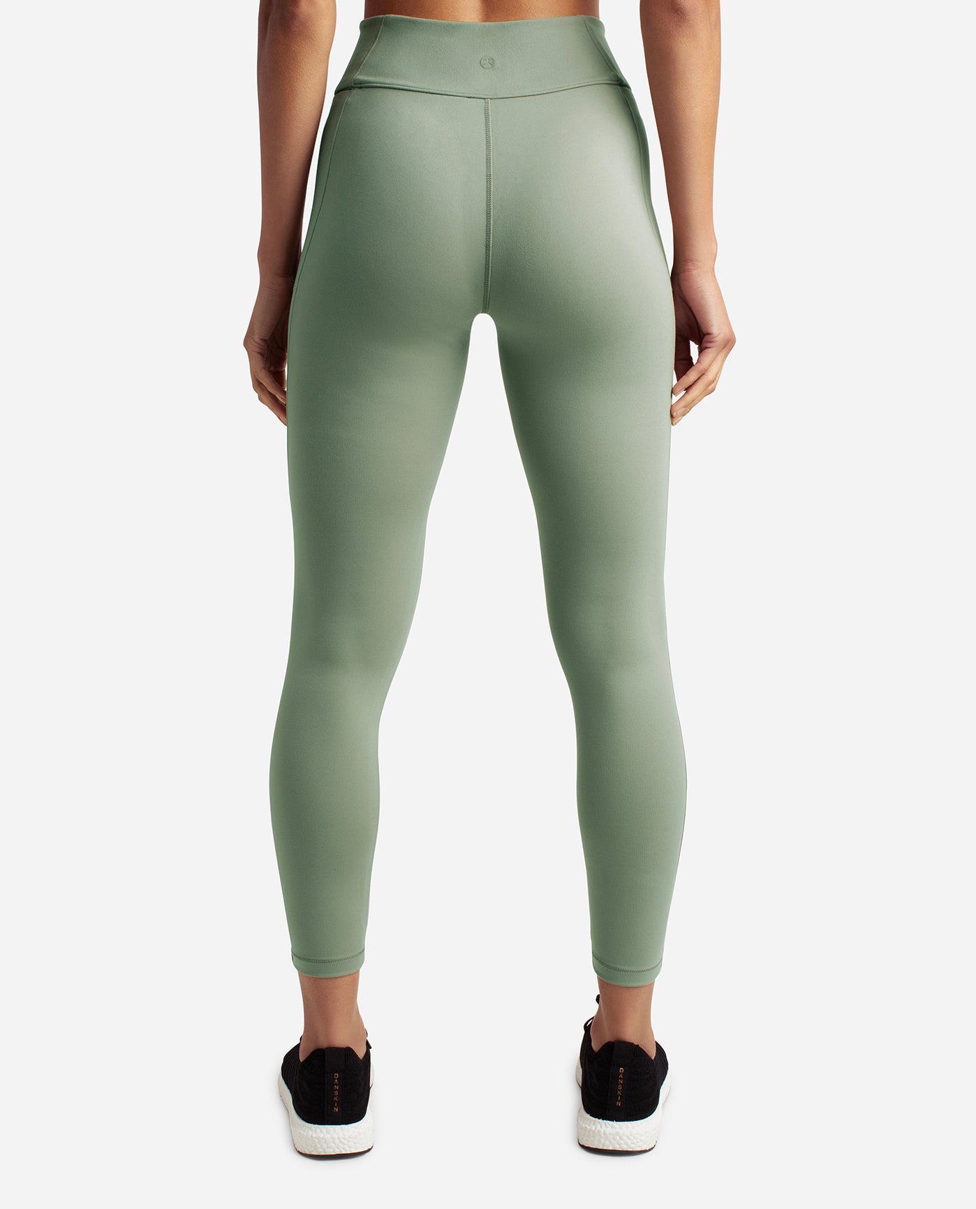 Back View Of Danskin Agave Green Eclipse 7-8 Legging | DSK AGAVE GREEN