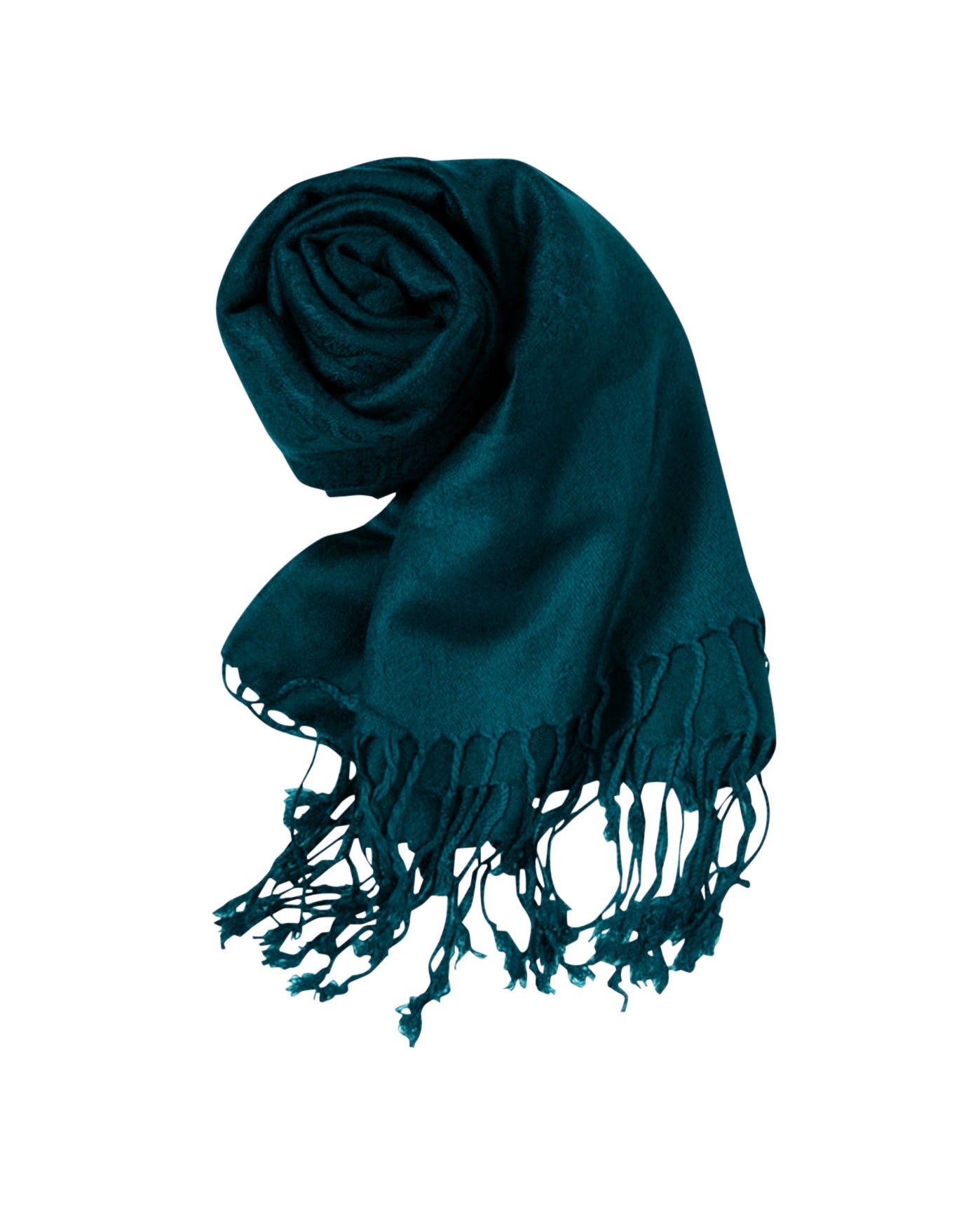 Front of Jacquard Pashmina Scarf | BLUE OTPS Blue Pash