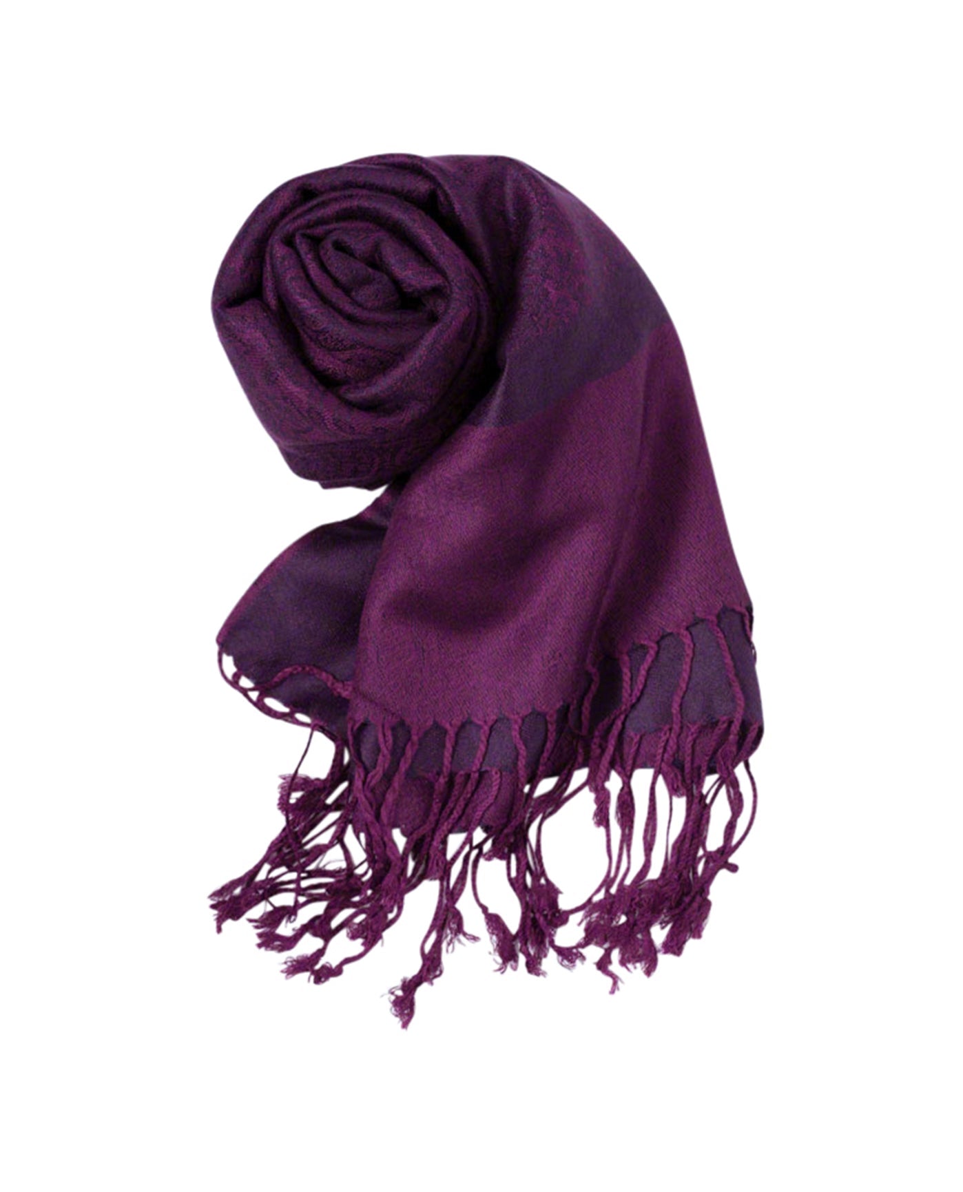 Front of Jacquard Pashmina Scarf | PURPL OTPS Purple Pash