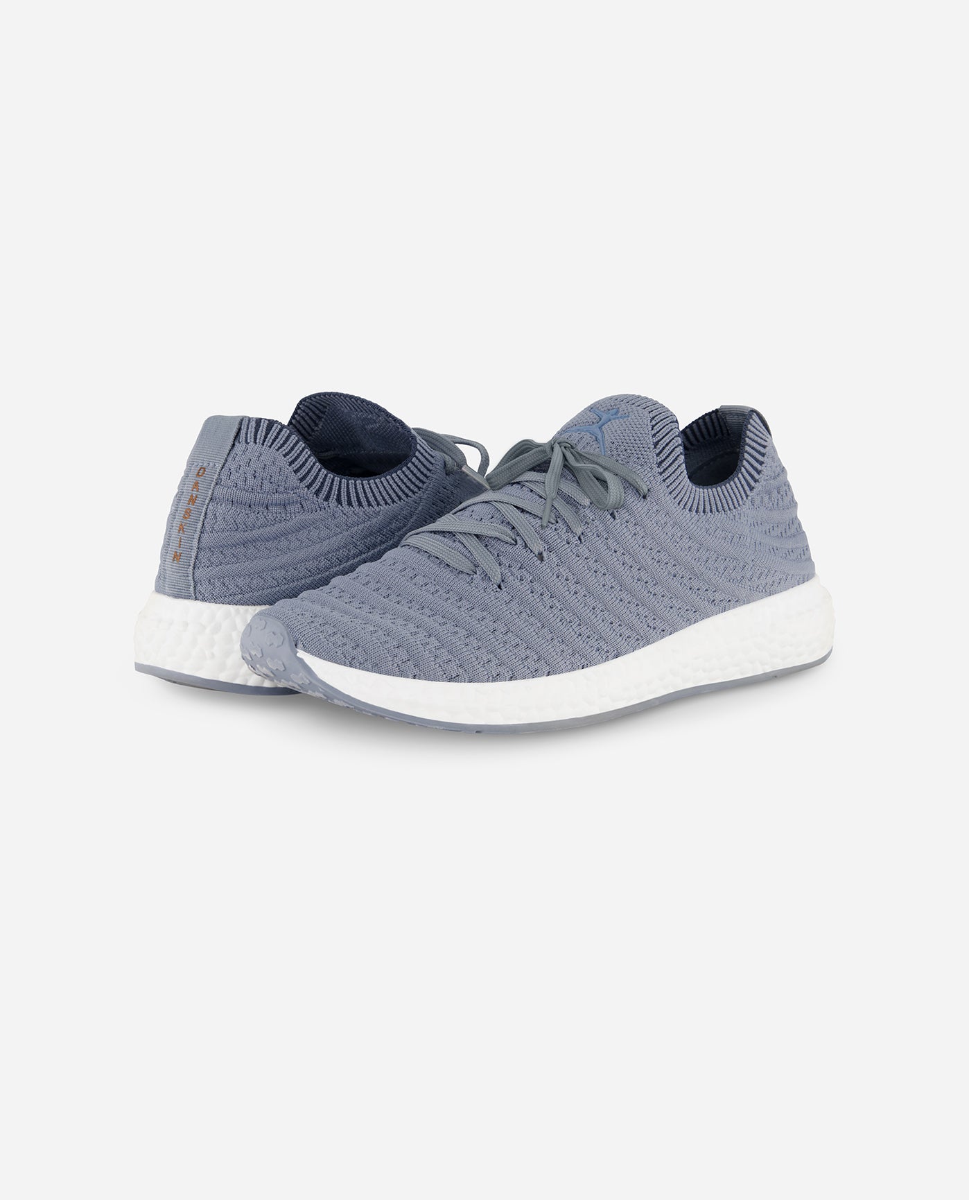 Front View Of Danskin Blue Bloom Lace Up Sneaker | DSK BLUE