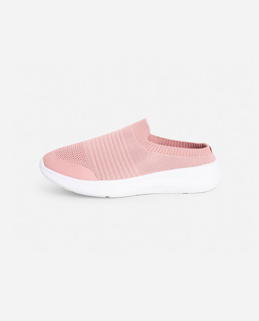 Side View Of Danskin Blush Calming Slip On Sneaker | DSK BLUSH