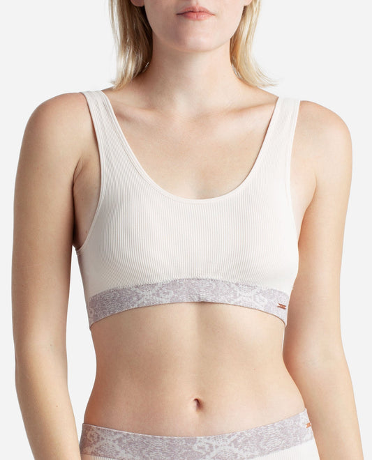 Front View of Danskin Afterglow Multicolor 2-Pack Seamless Bralette | DSK AFTERGLOW MULTICOLOR
