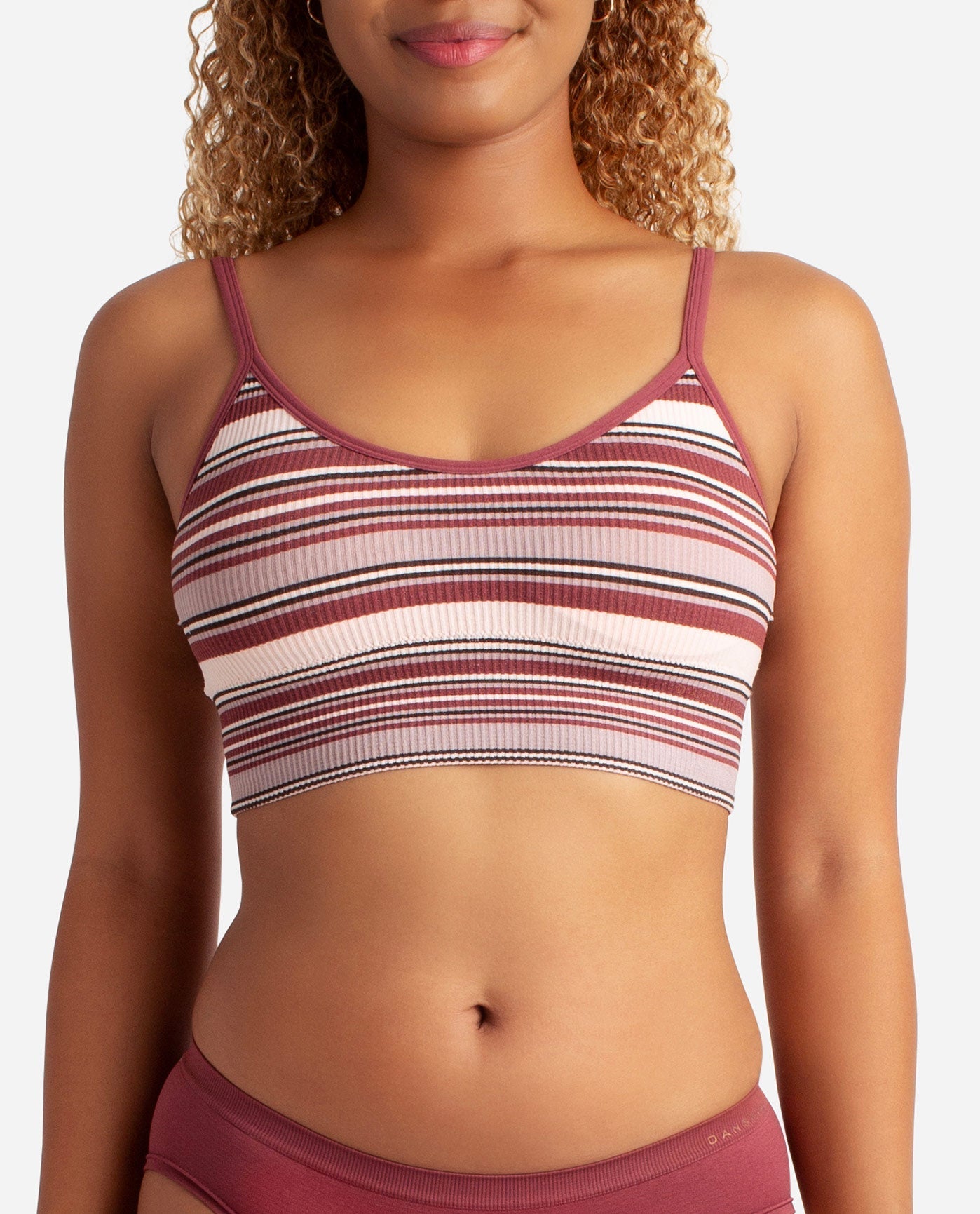 Danskin Striped Multicolor Jacquard and Rich Earth 2-Pack Stripped