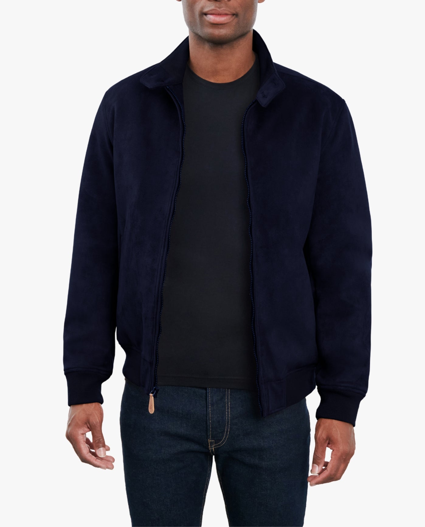 Alternate Front View of London Fog Maplewood Midweight Jacket | LF NAVY
