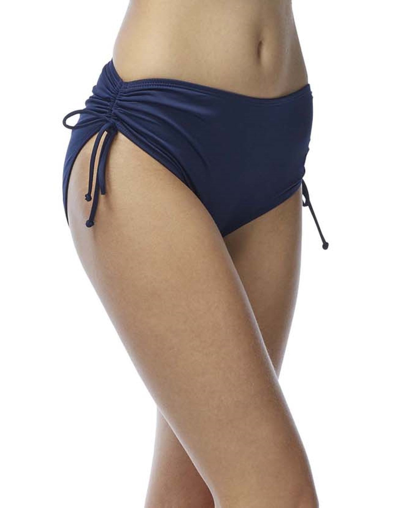 Front View of Beach House Admiral Side Tie Tankini Bottom | BCH ADMIRAL