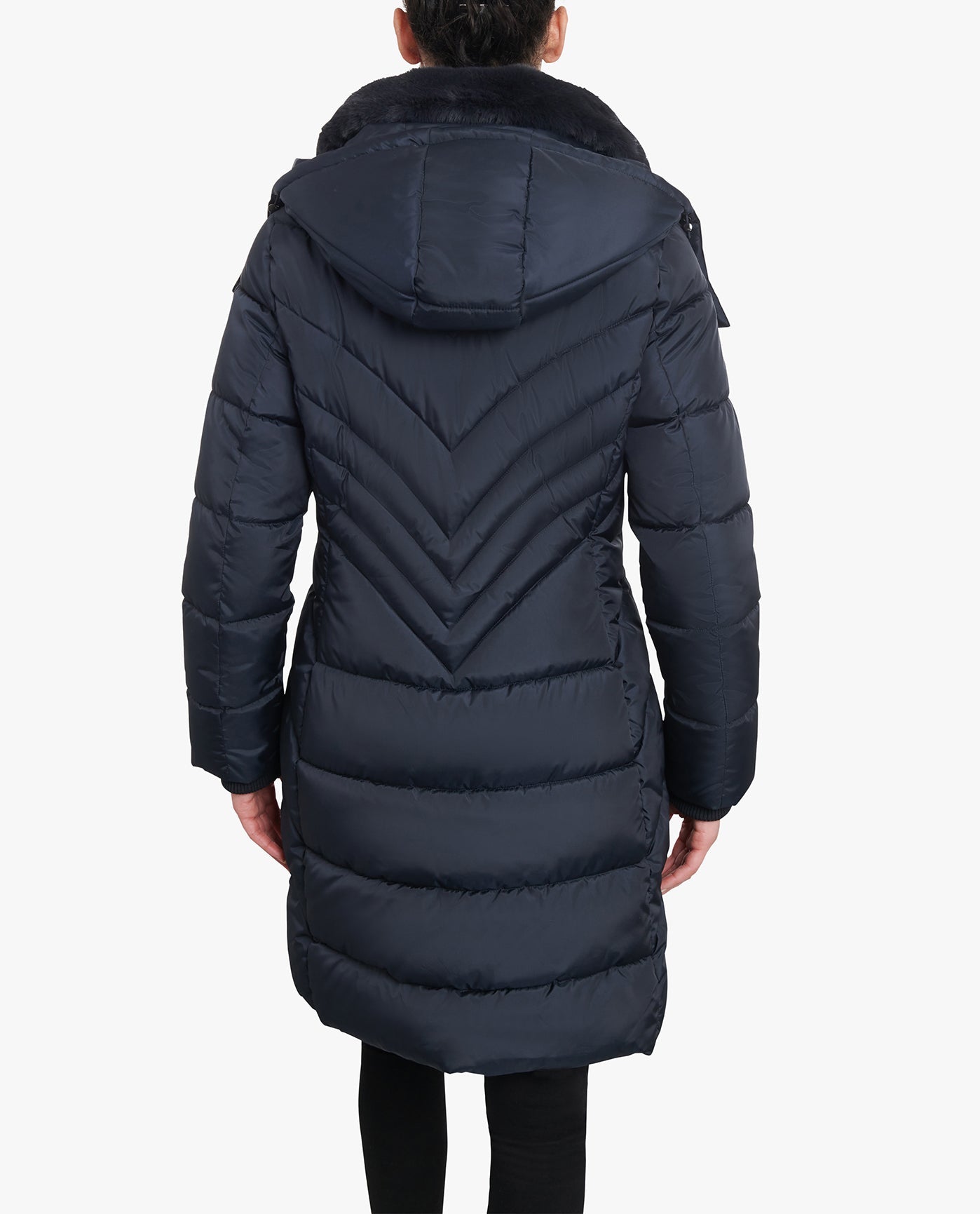London Fog Plus Size Zip-Front Hooded Heavy Weight Puffer Jacket