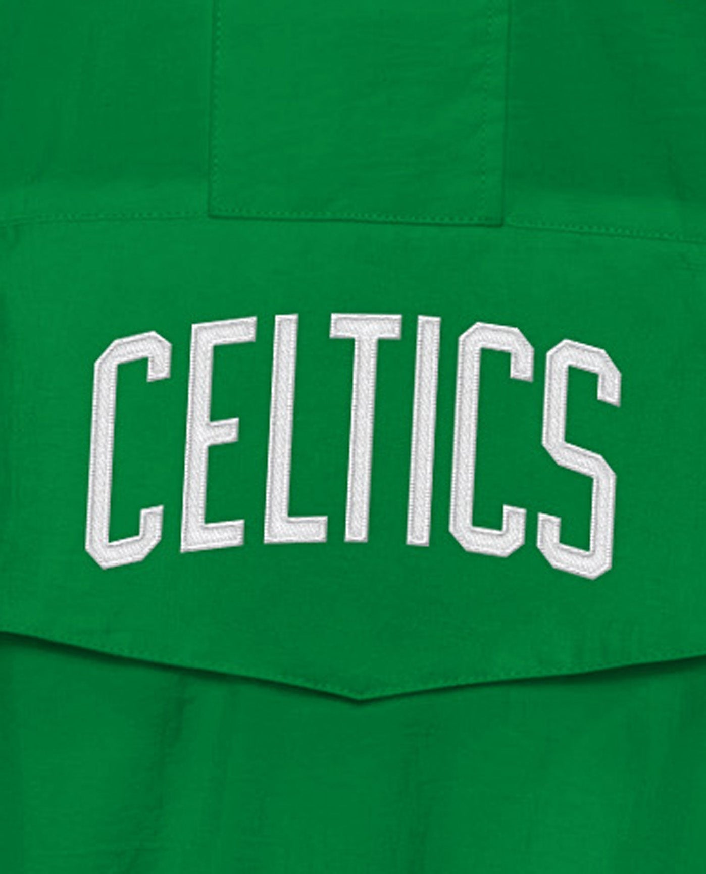 Alternate Detail View of Starter Green Boston Celtics Home Team Half-Zip Starter Jacket | STR BOSTON CELTICS GREEN