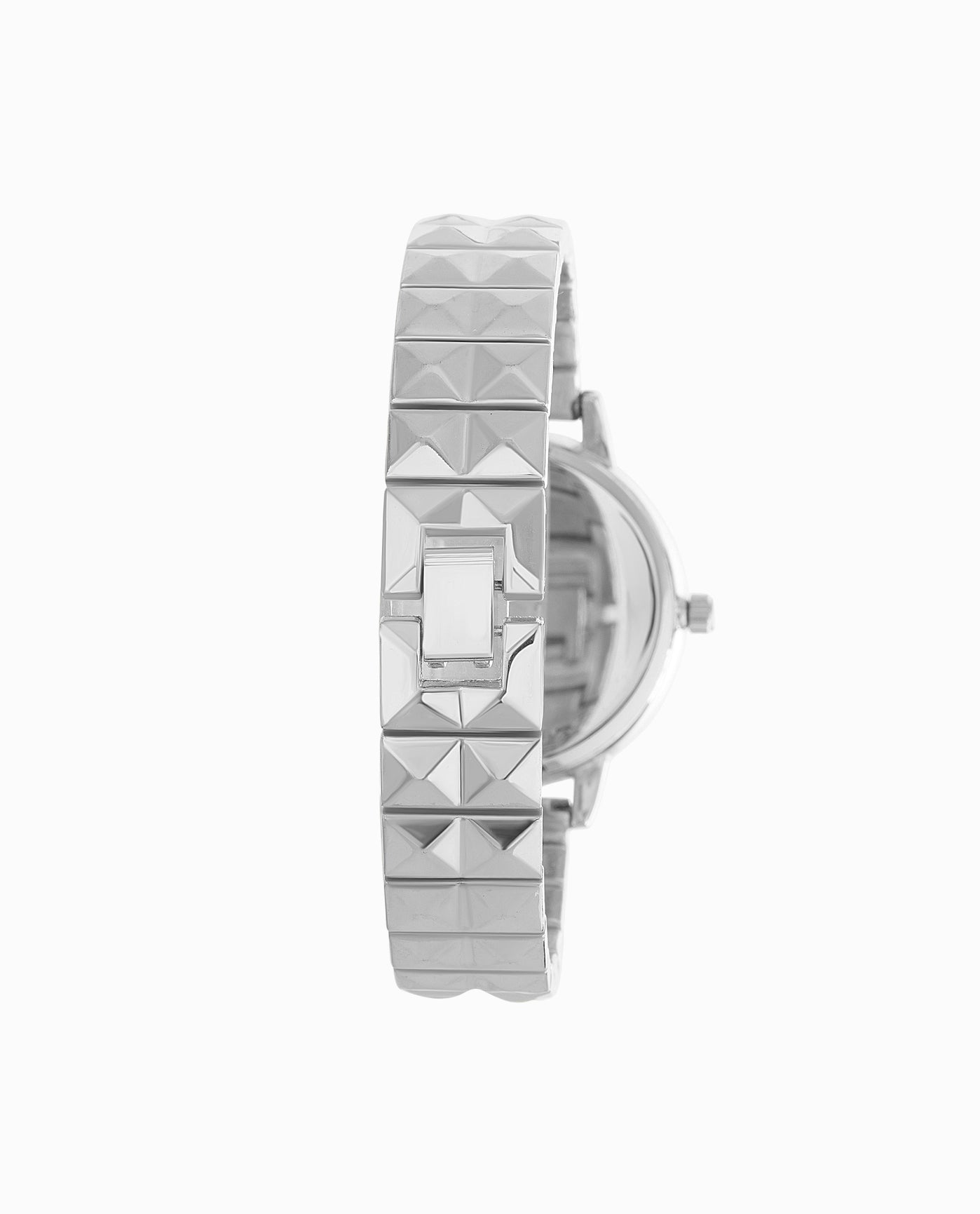 Back View Of Nicole Miller Bracelet Watch, 36Mm | NM SILVER