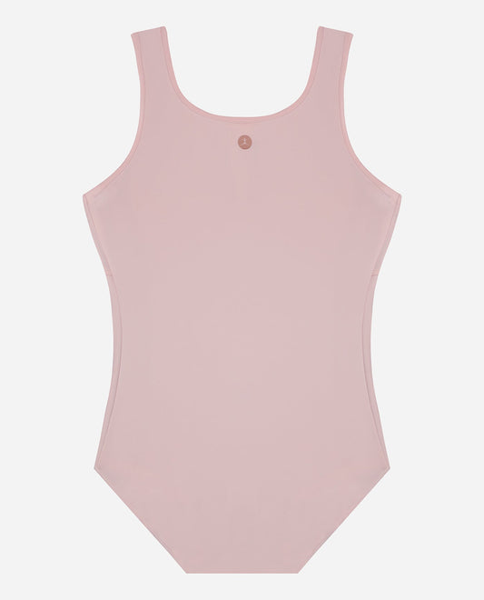Back View Of Danskin Dreamy Pink Girls Basic Princess Tank Dance Leotard | DSK DREAMY PINK