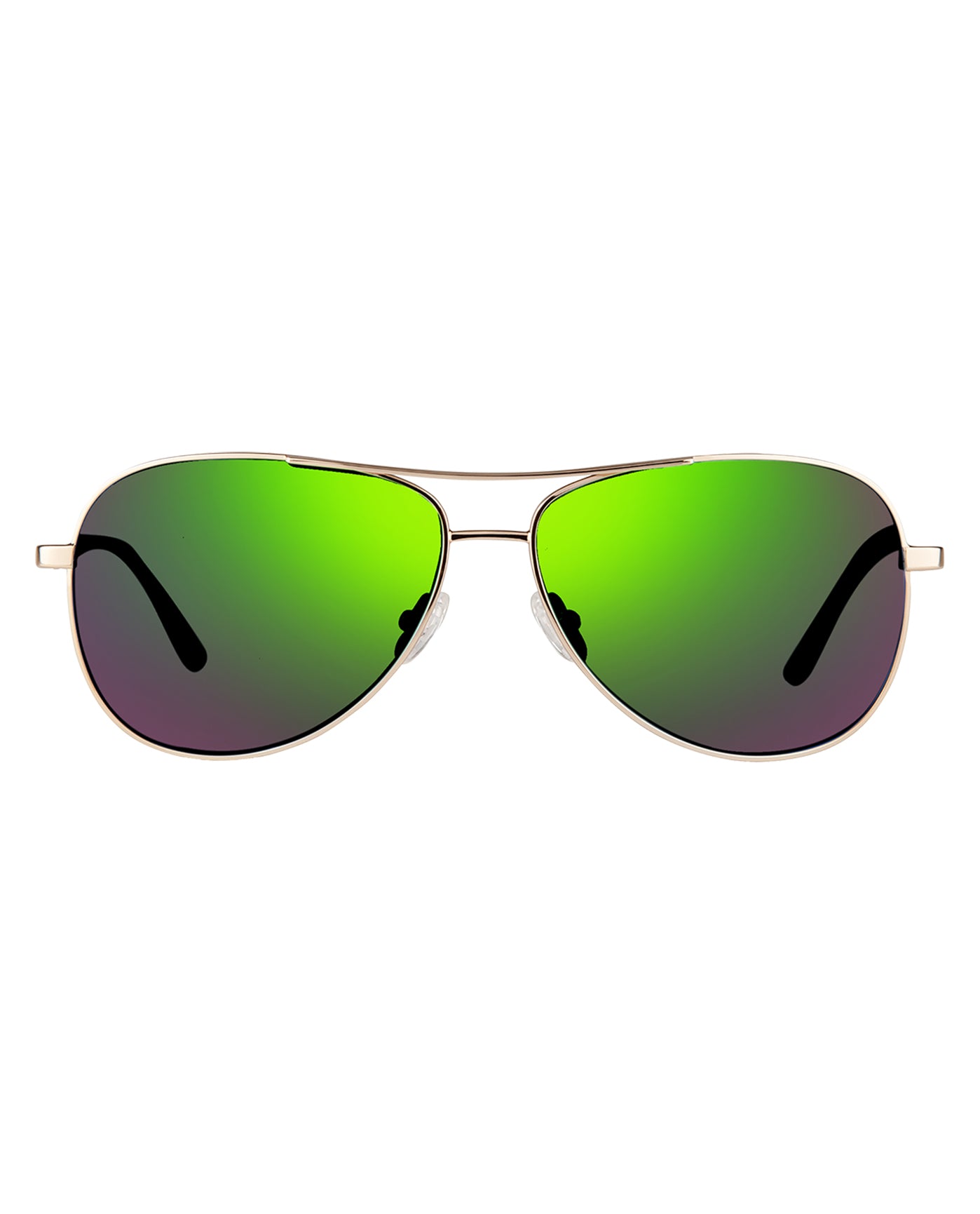 Front View of Revo Gold And Evergreen Lifestyle Women'S Relay Petite Sunglasses | REVO GOLD AND EVERGREEN