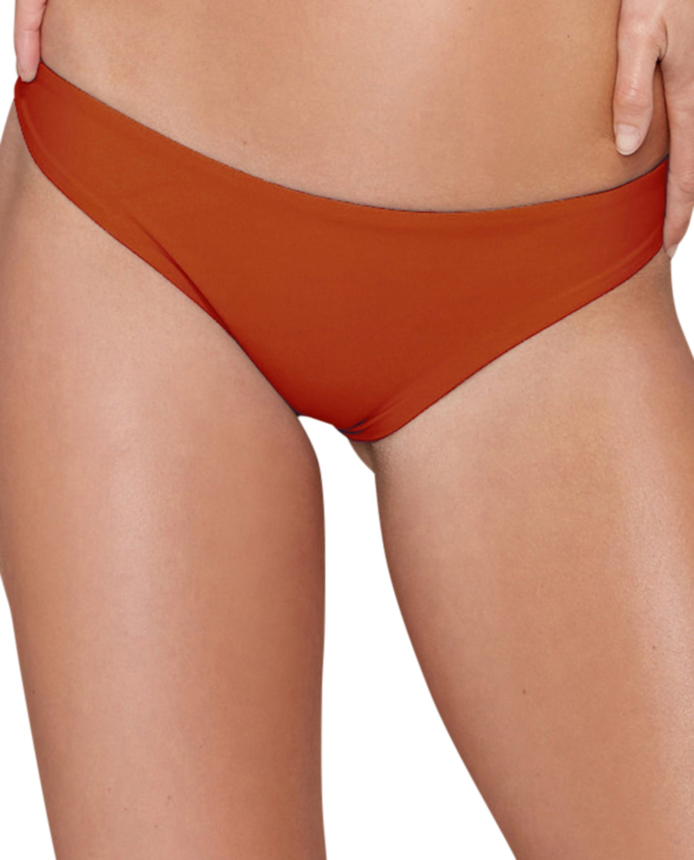 Front View Of Stone Fox Swim Cai Bikini Bottom | SFS RED SAND