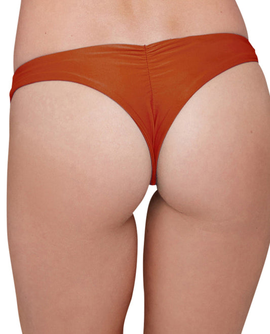 Back View Of Stone Fox Swim Cai Bikini Bottom | SFS RED SAND