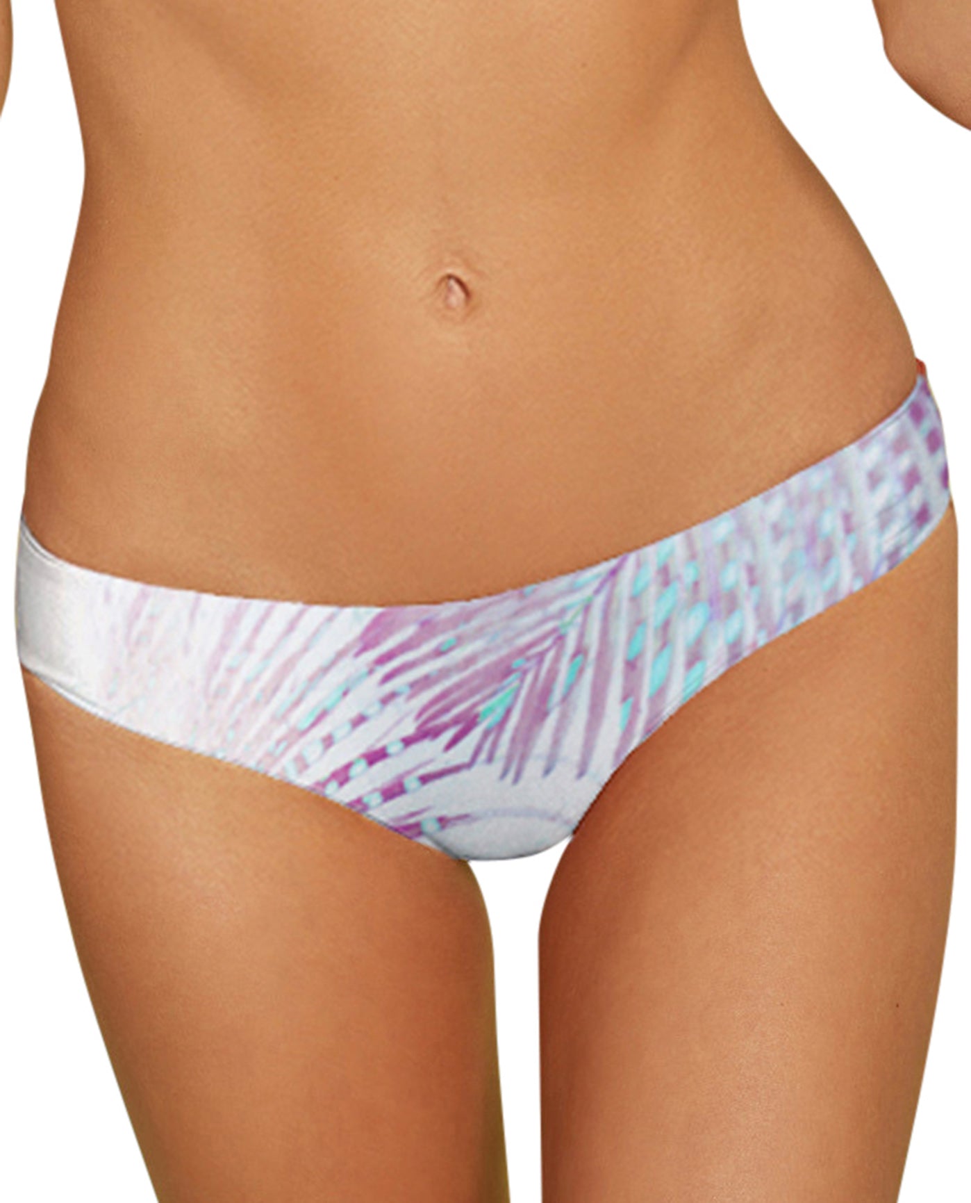 Front View Of Stone Fox Swim Malibu Moderate Bikini Bottom | SFS LUCID DREAM