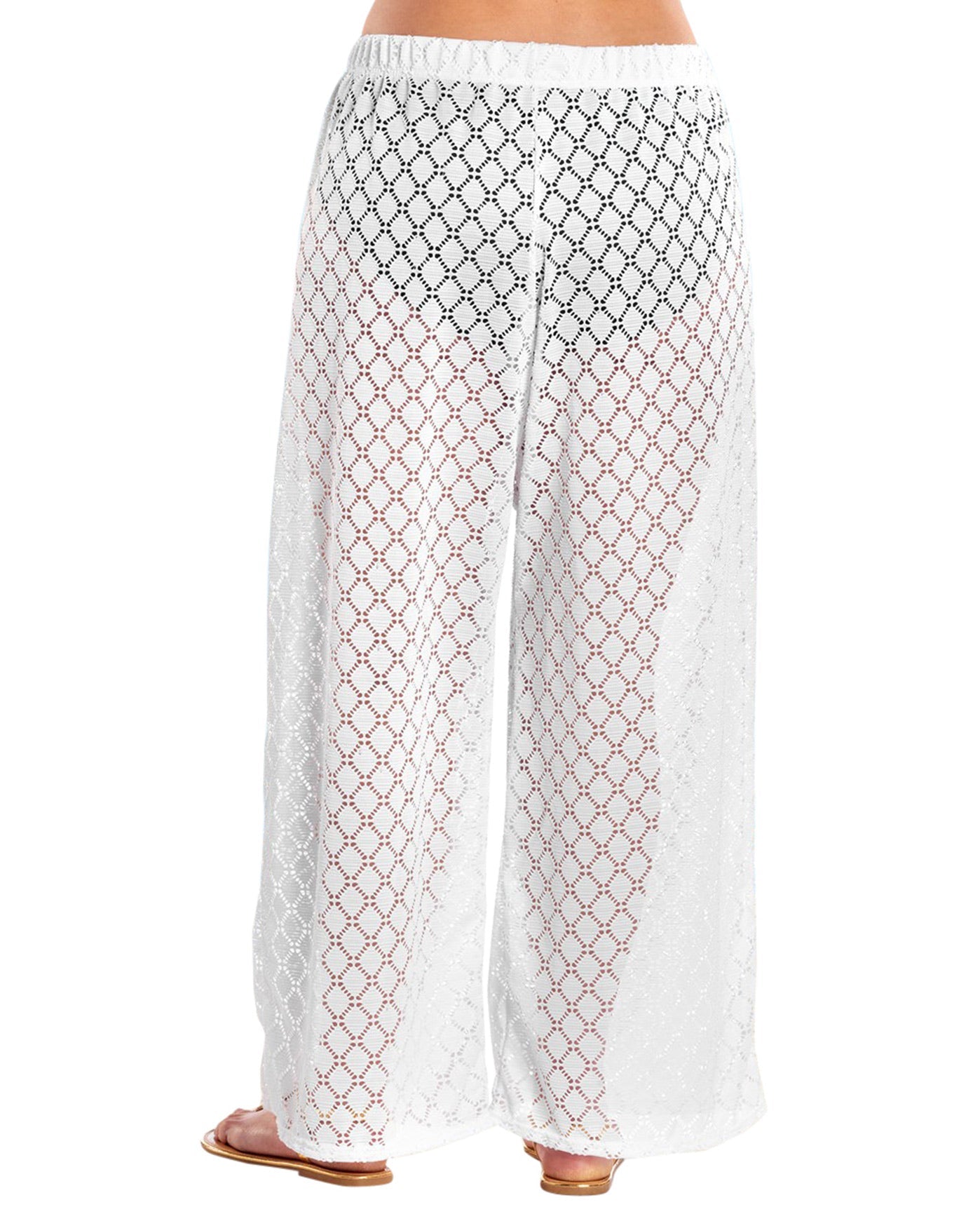 Always For Me Plus Size Lattice Beach Cover Up Pant