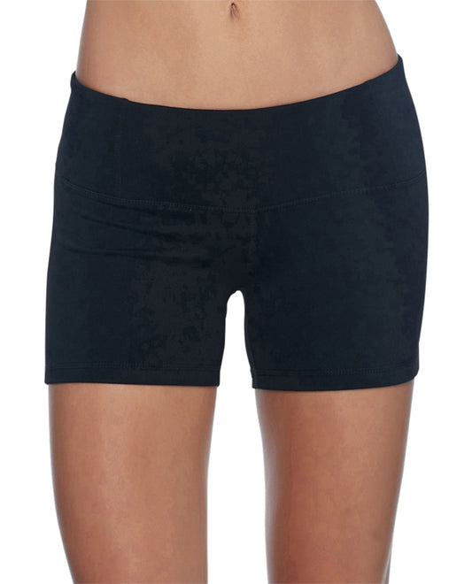 Front View Of Body Glove Sport Get Shorty Active Short | BGS Black