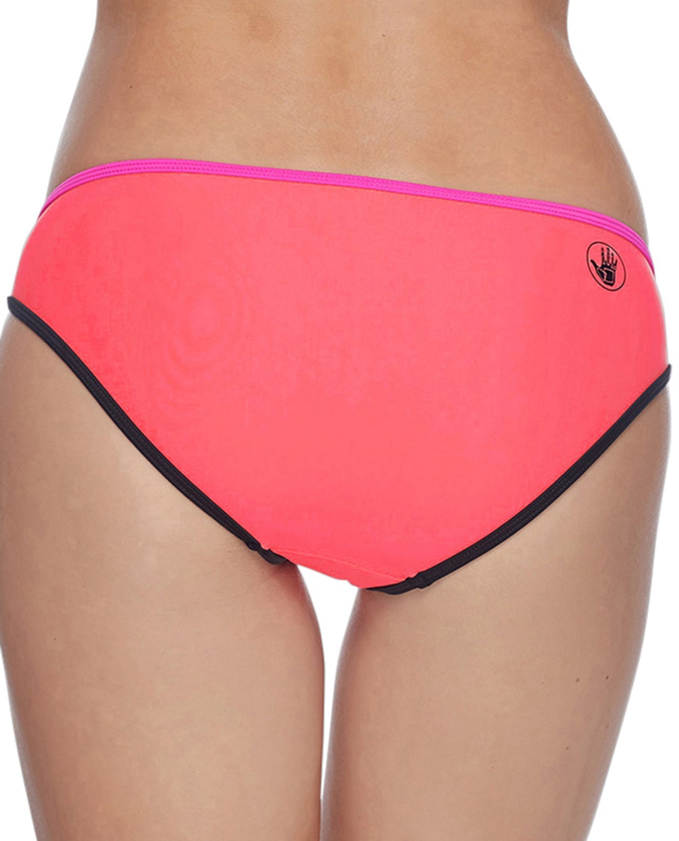 Back View Of Body Glove Borderline Surfrider Full Coverage Bikini Bottom | BDG Borderline