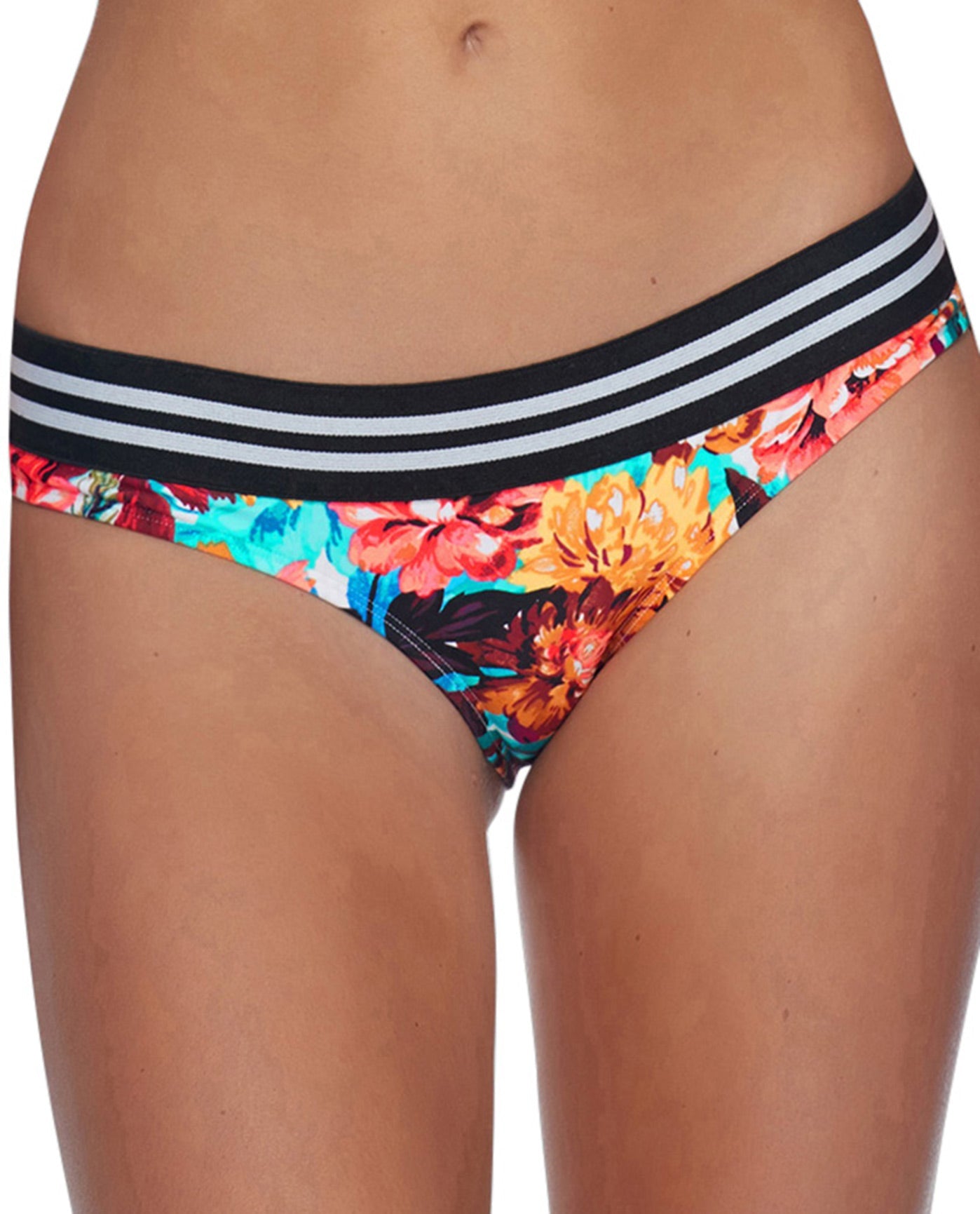 Front View Of Body Glove Wonderland Lola Moderate Coverage Bikini Bottom | BDG Wonderland