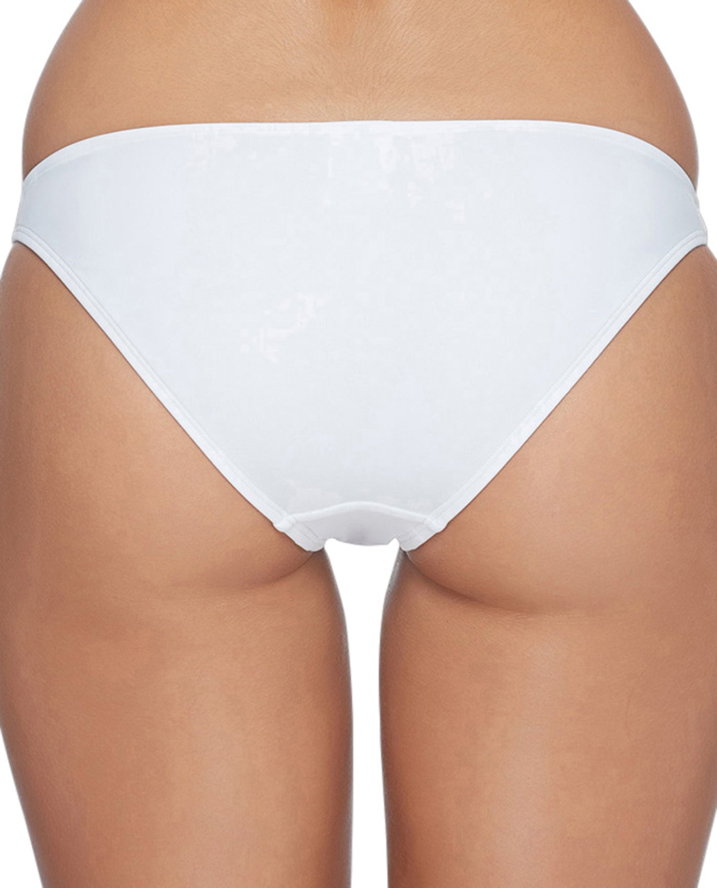 Back View Of Body Glove Smoothies Full Coverage Bikini Bottom | BDG Smoothies White