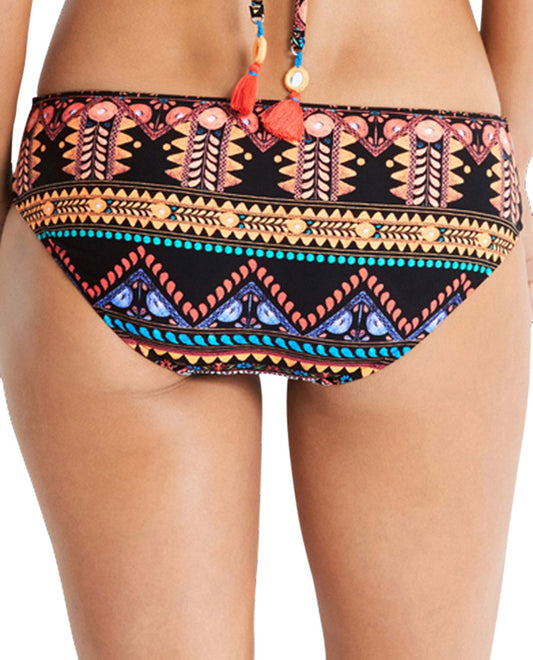 Back View Of Seafolly Spice Temple Strappy Hipster Bikini Bottom | SEA SPICE TEMPLE