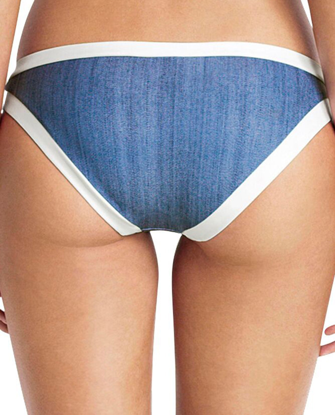 Back View Of Seafolly Block Party Hipster Bikini Bottom | SEA DENIM