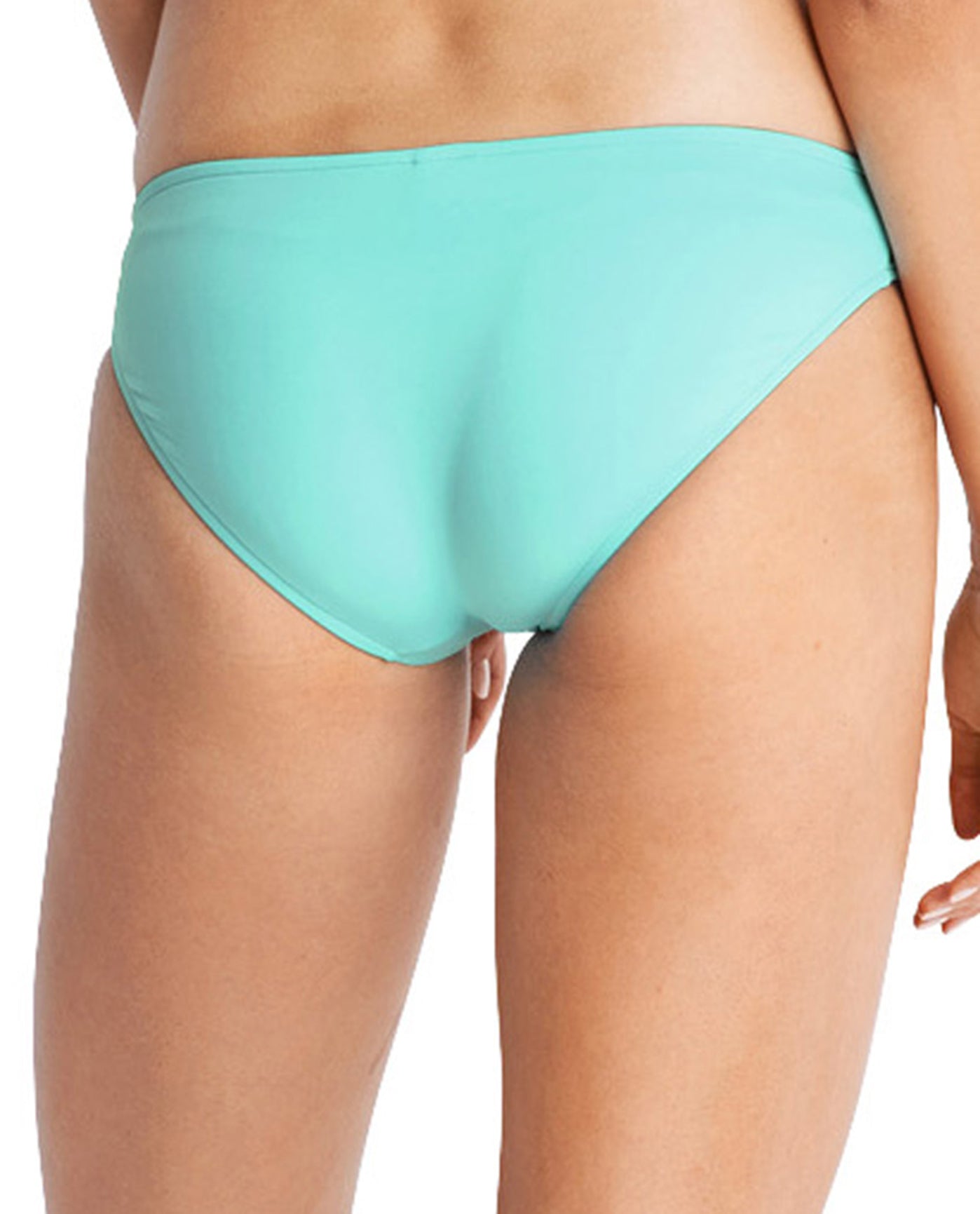 Back View Of Seafolly Iceberg Quilted Hipster Bikini Bottom | SEA ICE BLUE