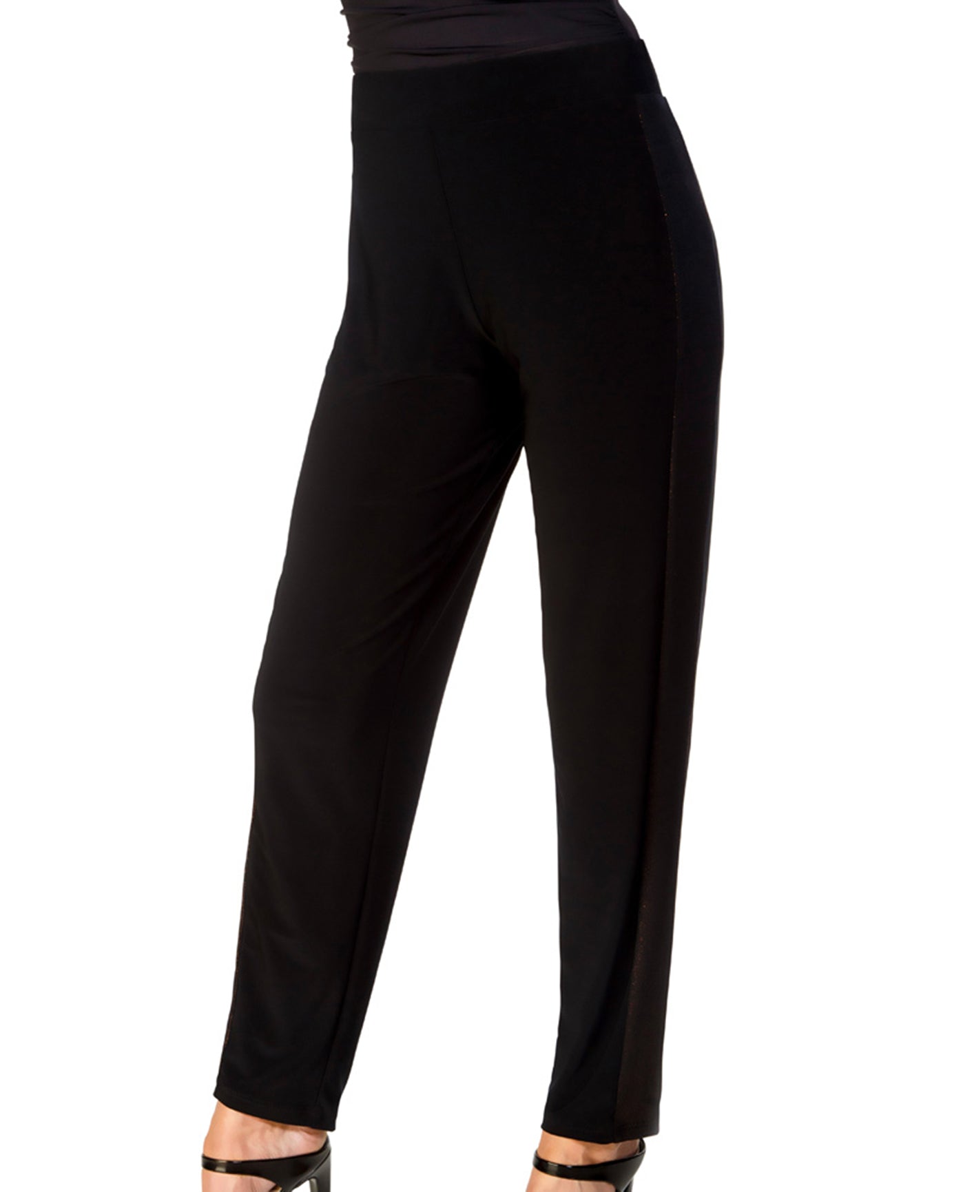 Front View Of Magicsuit Black Skinny Pant | MAG Black