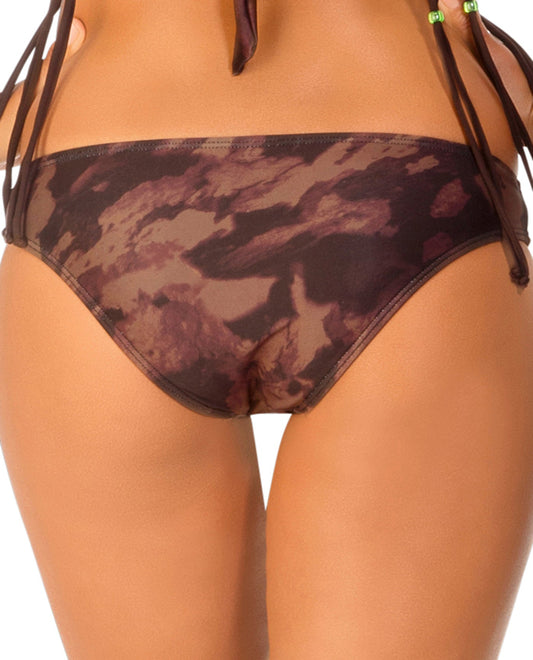 Back View Of Eco Peace Hipster Bikini Bottom | EPE JUNGLE JAM