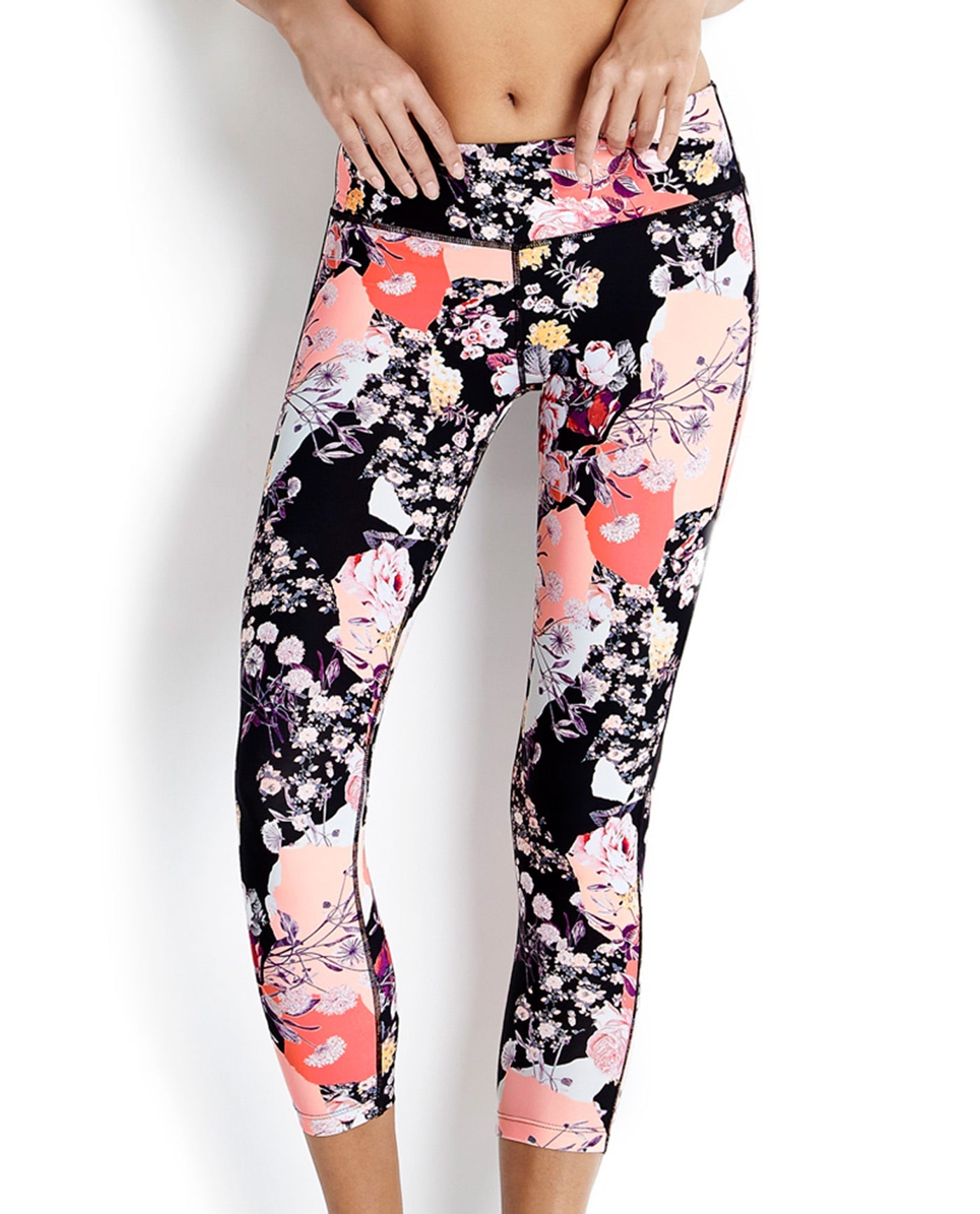 Front View Of Seafolly Ocean Rose Active Legging | SEA OCEAN ROSE