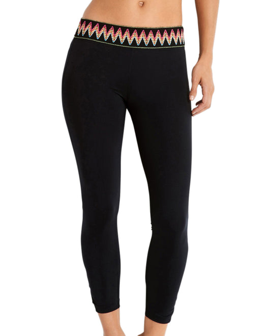 Front View Of Seafolly Island Vibe Cropped Legging | SEA ISLAND VIBE TRIBAL