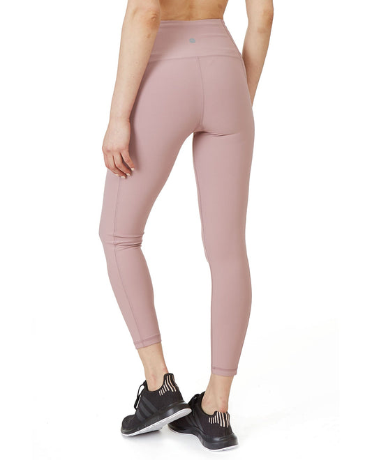 Back View Of X by Gottex Vanessa Ankle Legging with Pockets | XGX PINK