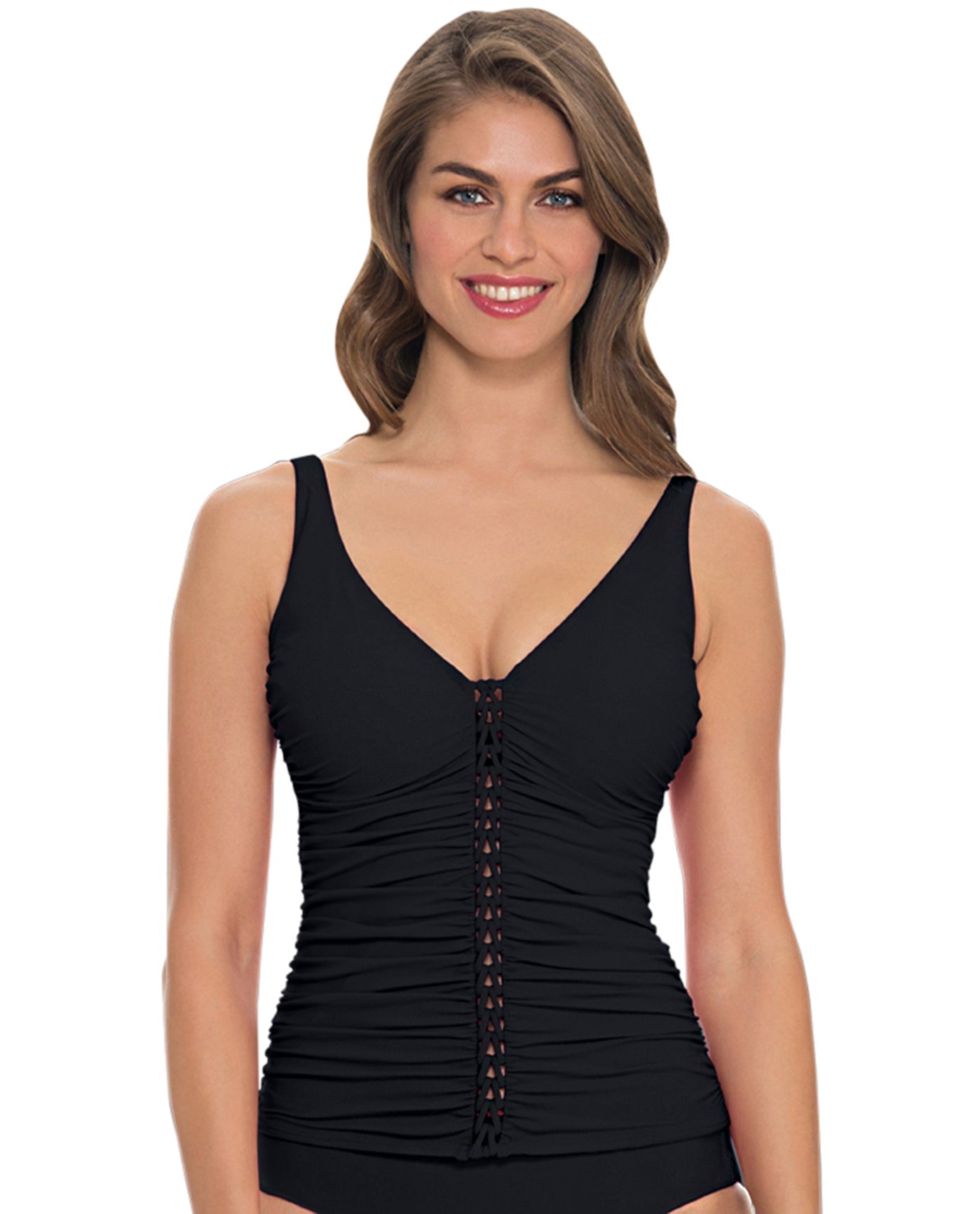 Gottex Waterfall Underwire Tankini Top (D-Cup)