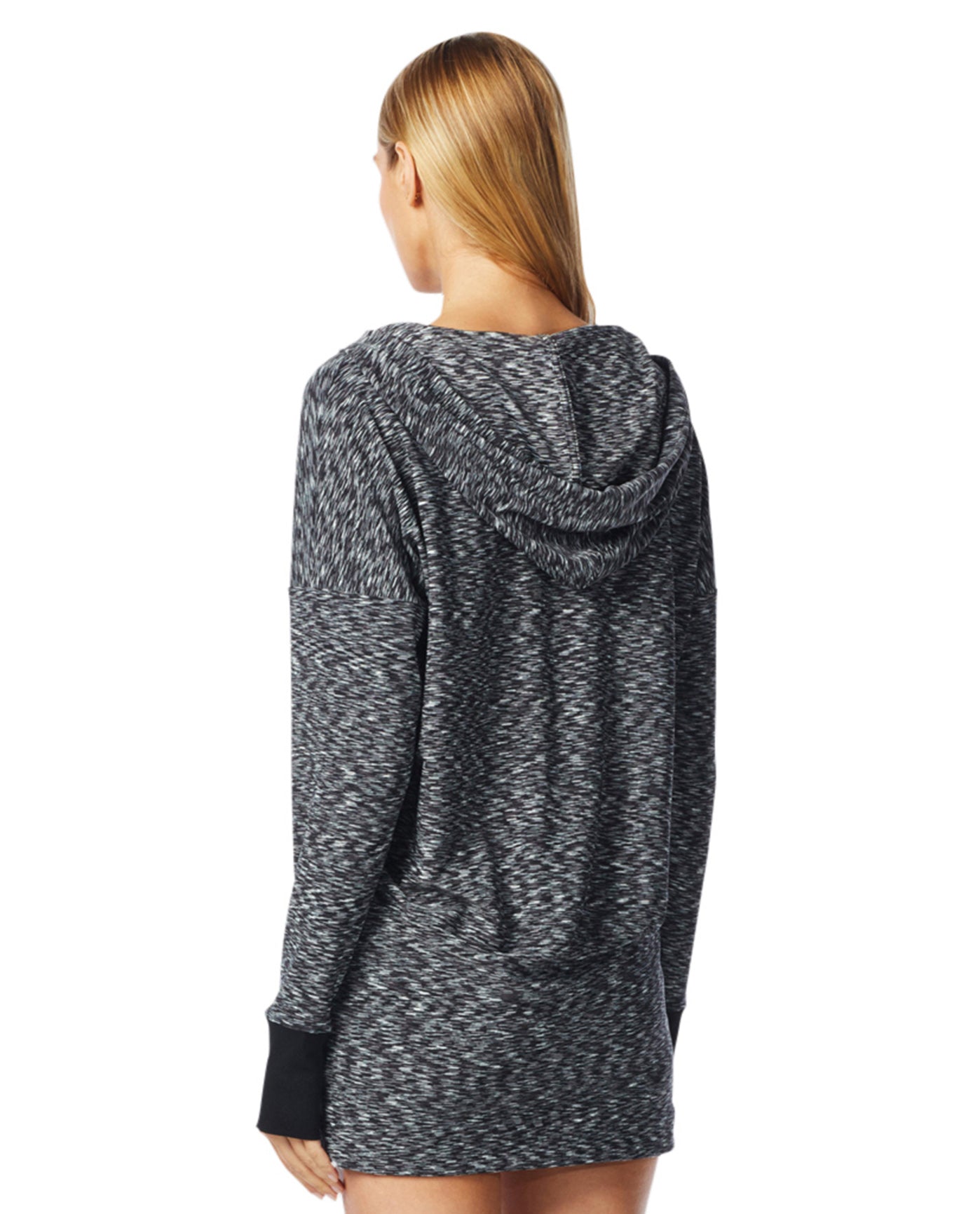 Back View Of BH Sport Breakaway Wanderlust Pull Over Hoodie | BHS Black