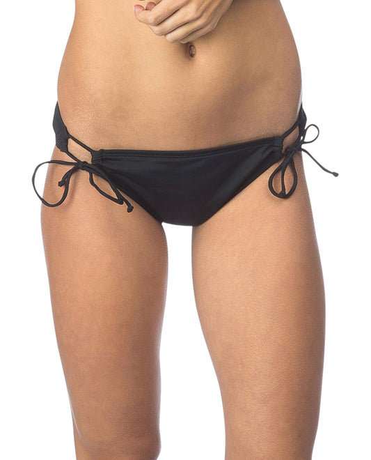 Front View Of Hobie Part Of Your Swirl Strappy Hipster Bikini Bottom | HOB PART OF YOUR SWIRL
