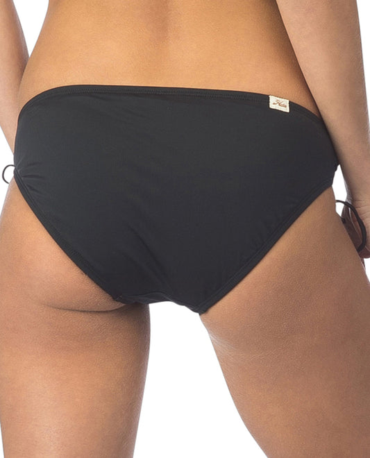 Back View Of Hobie Part Of Your Swirl Strappy Hipster Bikini Bottom | HOB PART OF YOUR SWIRL