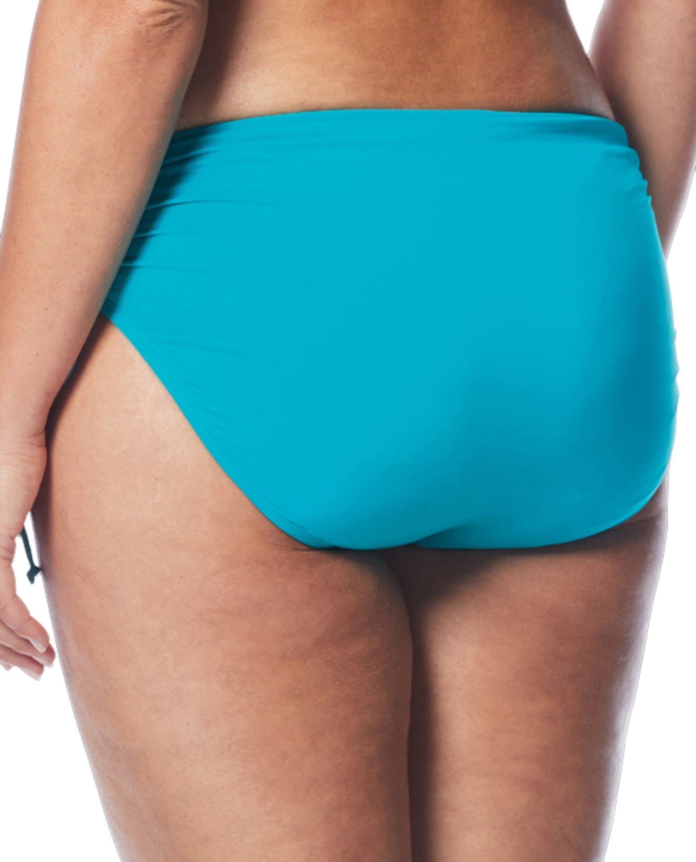 Back View Of Beach House Plus Size Hayden Adjustable Side Tie Brief | BCH POOL