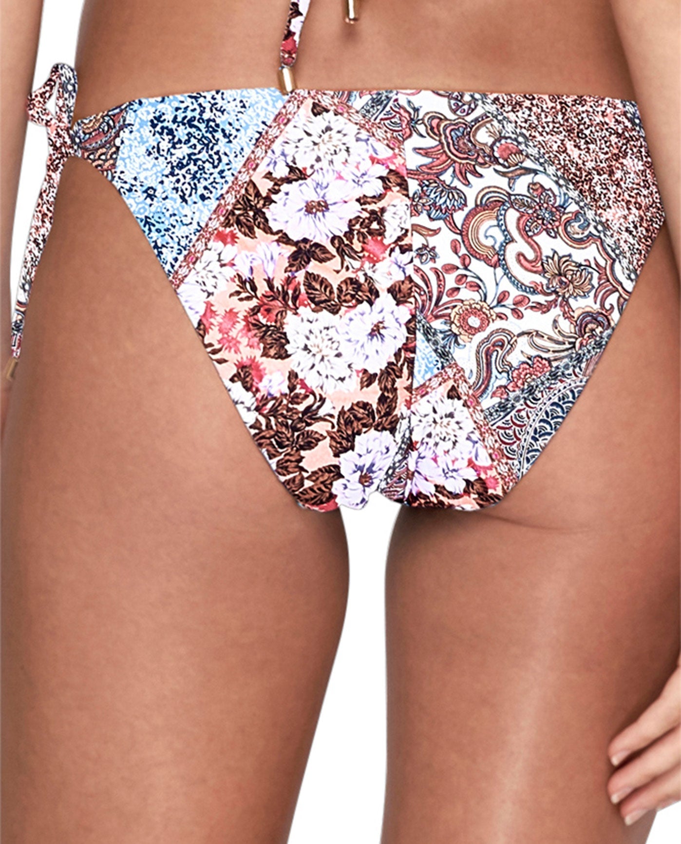 Back View Of JETS Australia Cheeky Loop Tie Side Bikini Bottom | JET AUSTRALIA POETIC