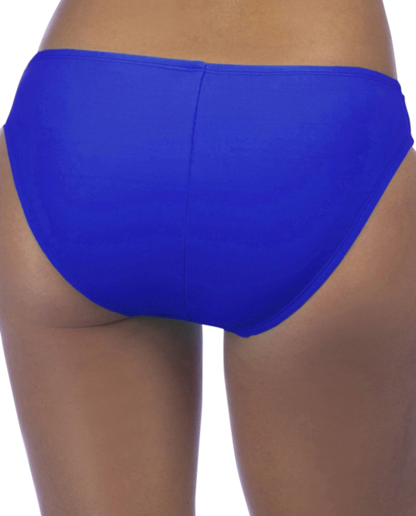 Back View Of La Blanca Island Goddess Classic Hipster Bikini Bottom | LAB Sapphire