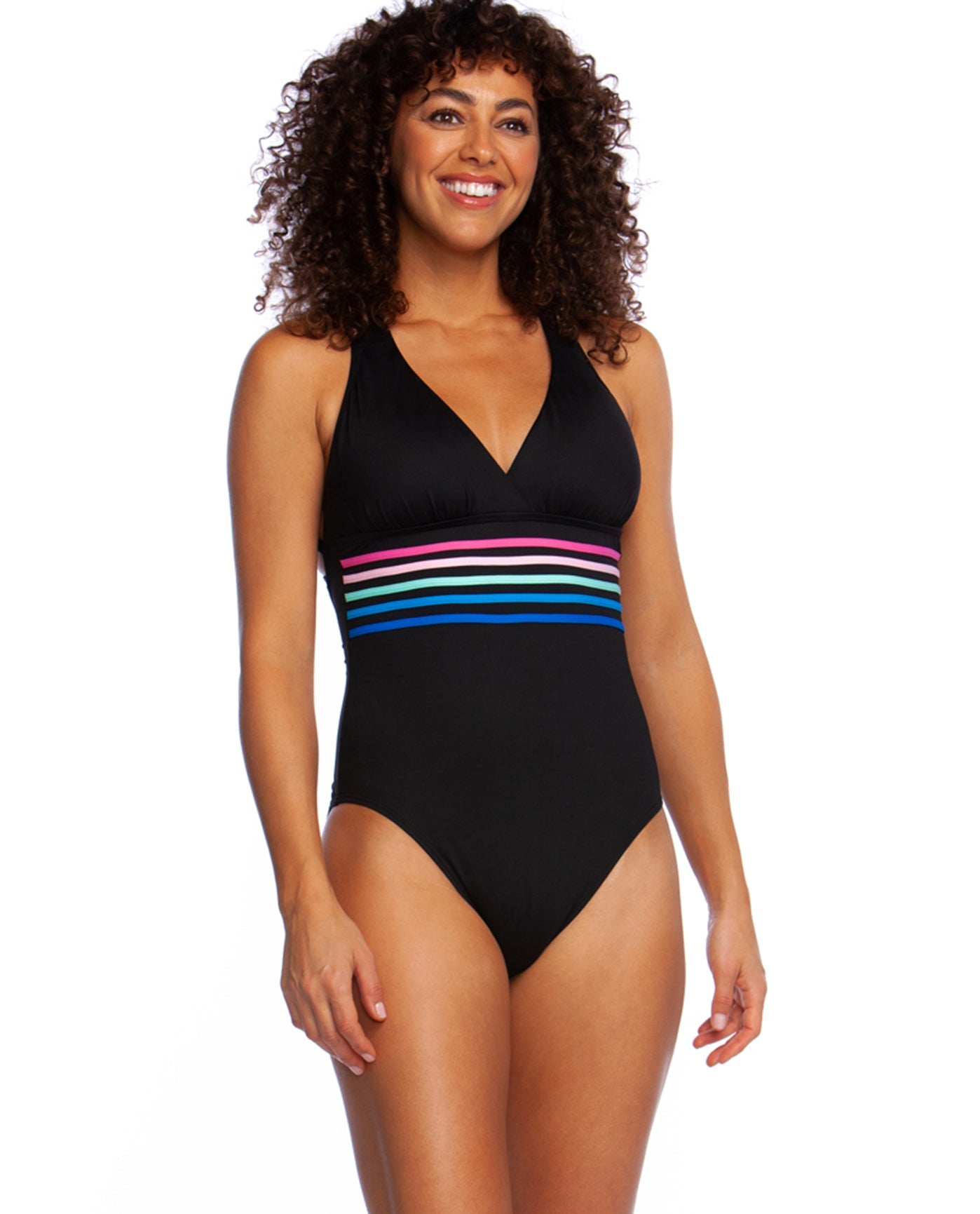 La Blanca Spectrum Cross Back One Piece Swimsuit