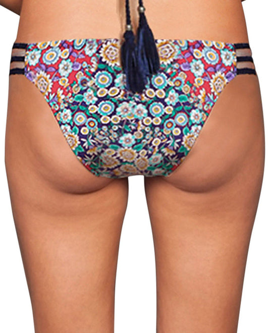 Back View Of Nanette Lepore Moderate Bikini Bottom | NNL Desert Diamond