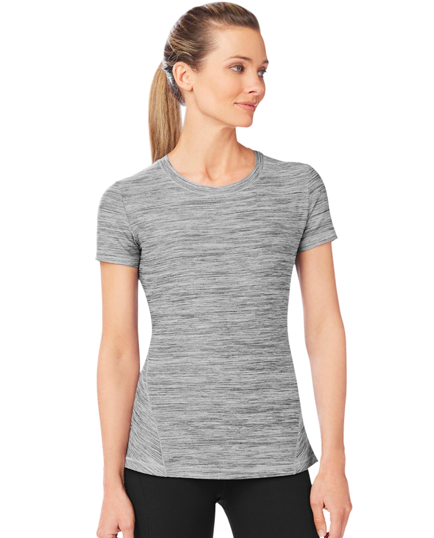 Front View Of Shape Trail Tee | SHA Heather